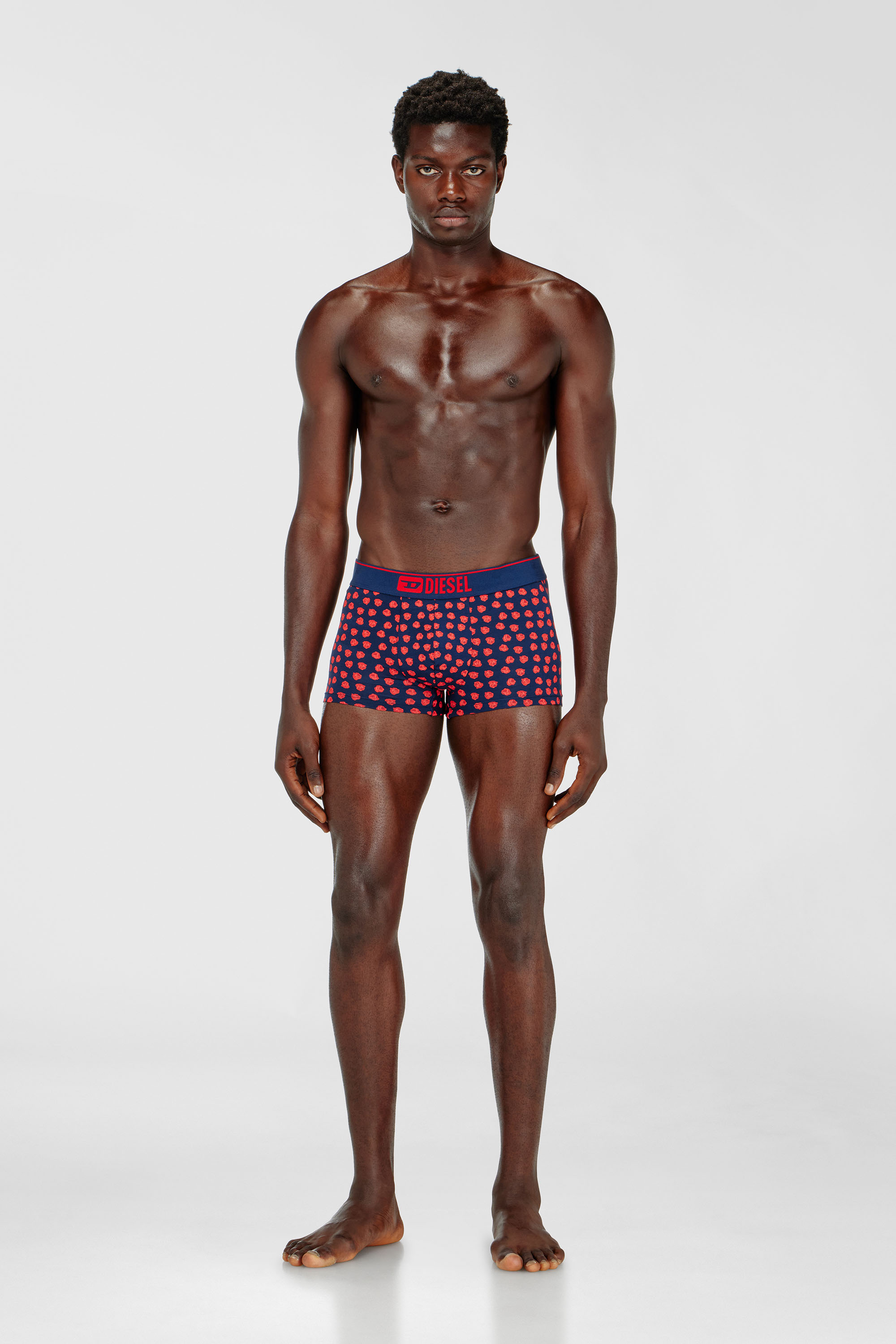 Dreierpack Boxershorts mit Rosenmuster