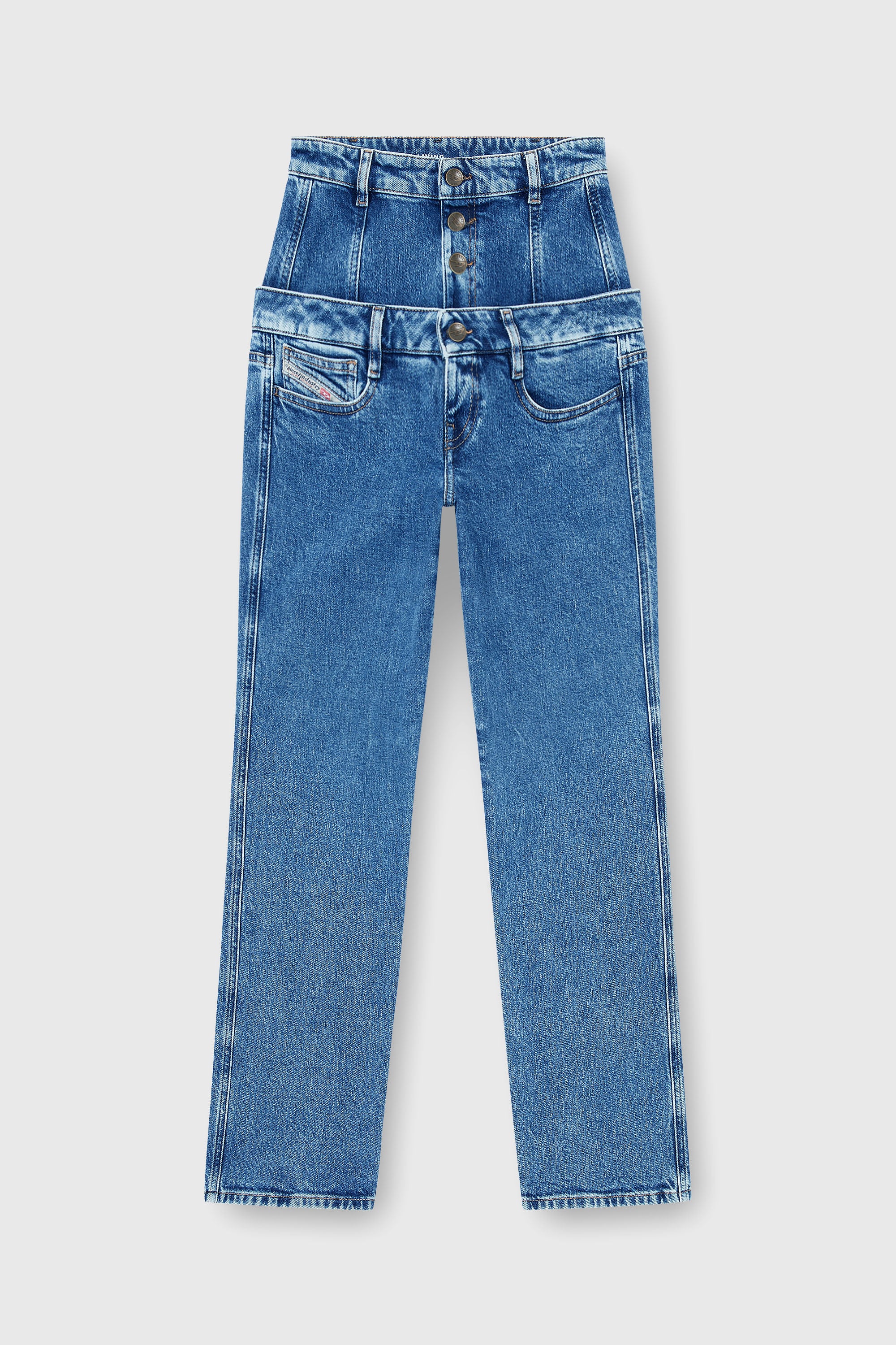 Diesel - Damen Slim Jeans D-Fynora 007EU, Mittelblau - 2