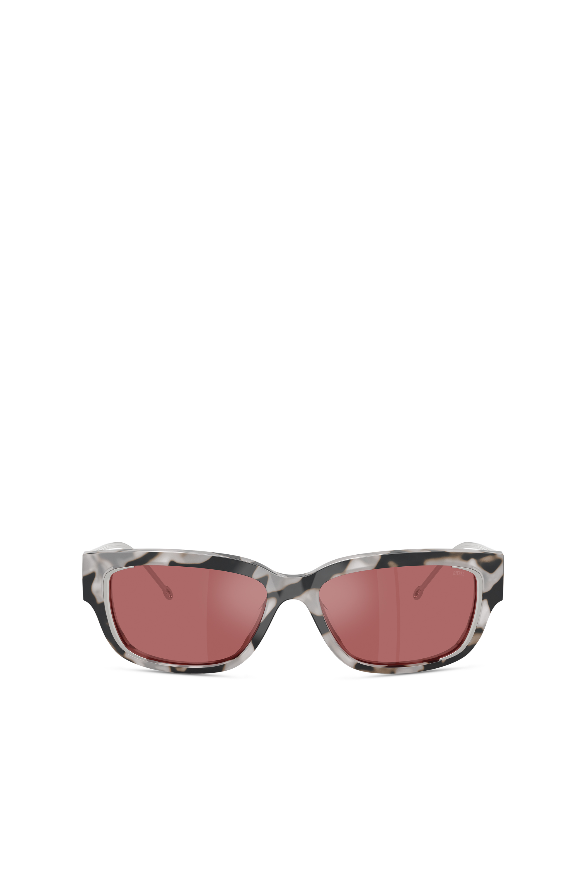 Diesel - 0DL2002, Unisex Essentielles Modell Brille in Rot - 1