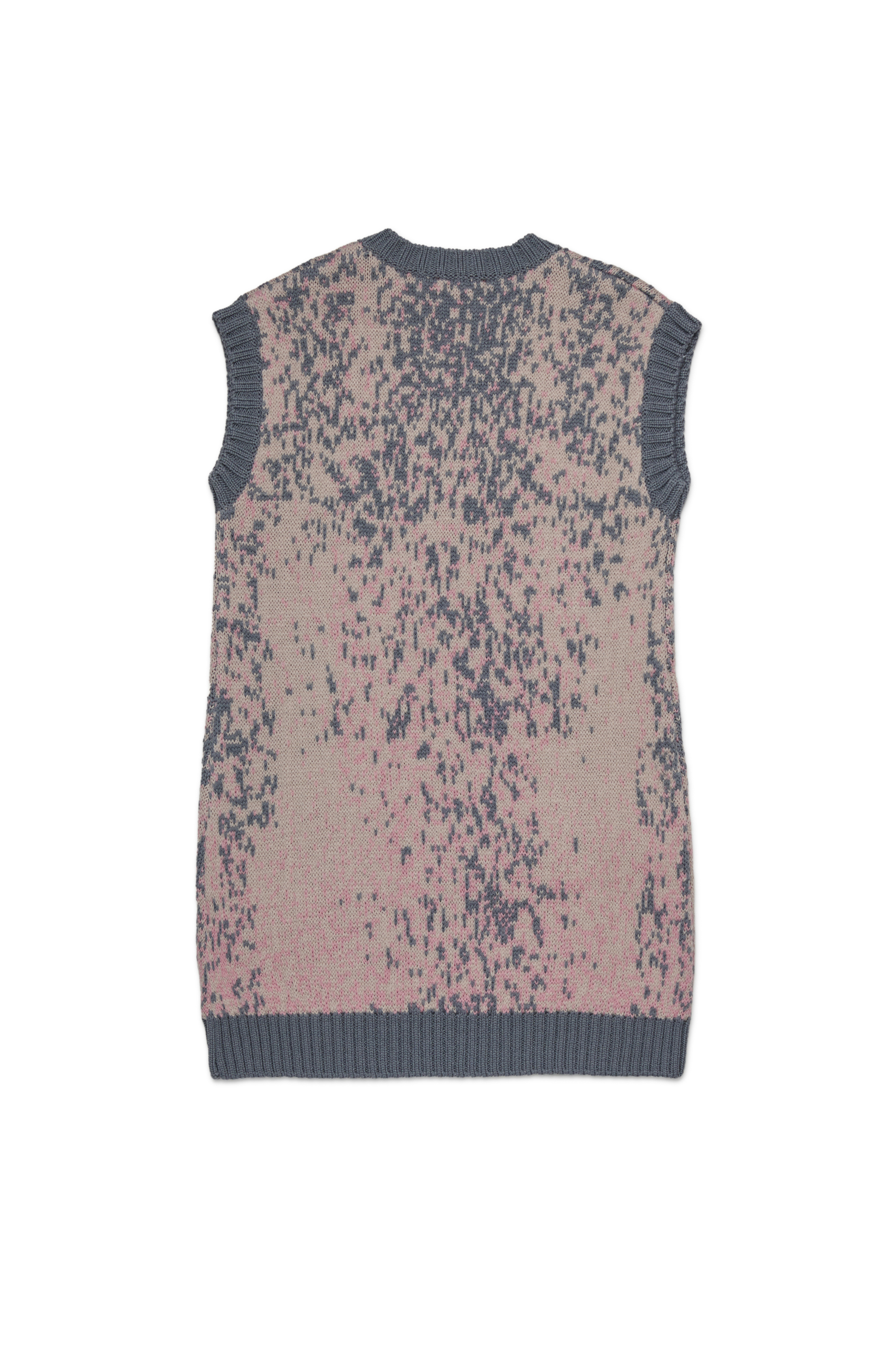 Diesel - DIAMA, Woman's Wool dress with a V-neck in Pink - 2