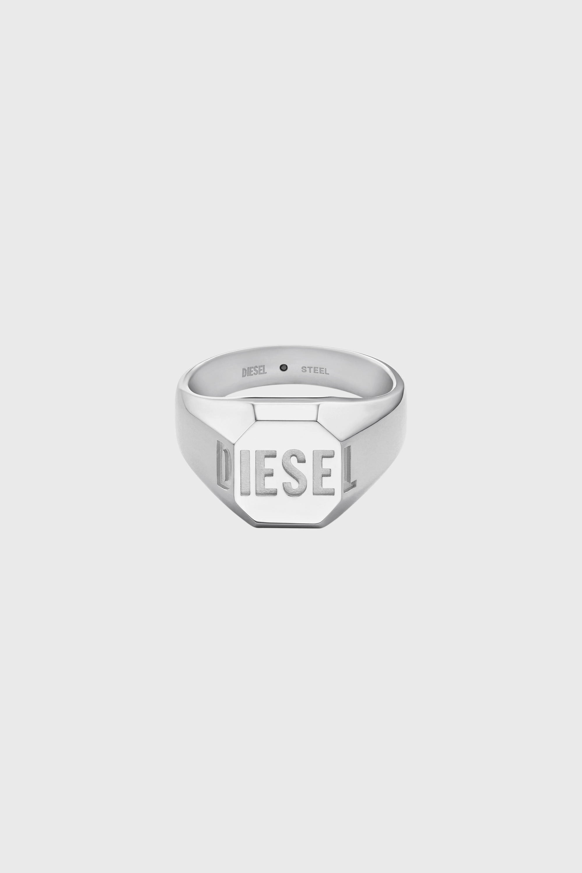 Diesel - DX1743040, Unisex Siegelring aus Edelstahl in Silber - 2