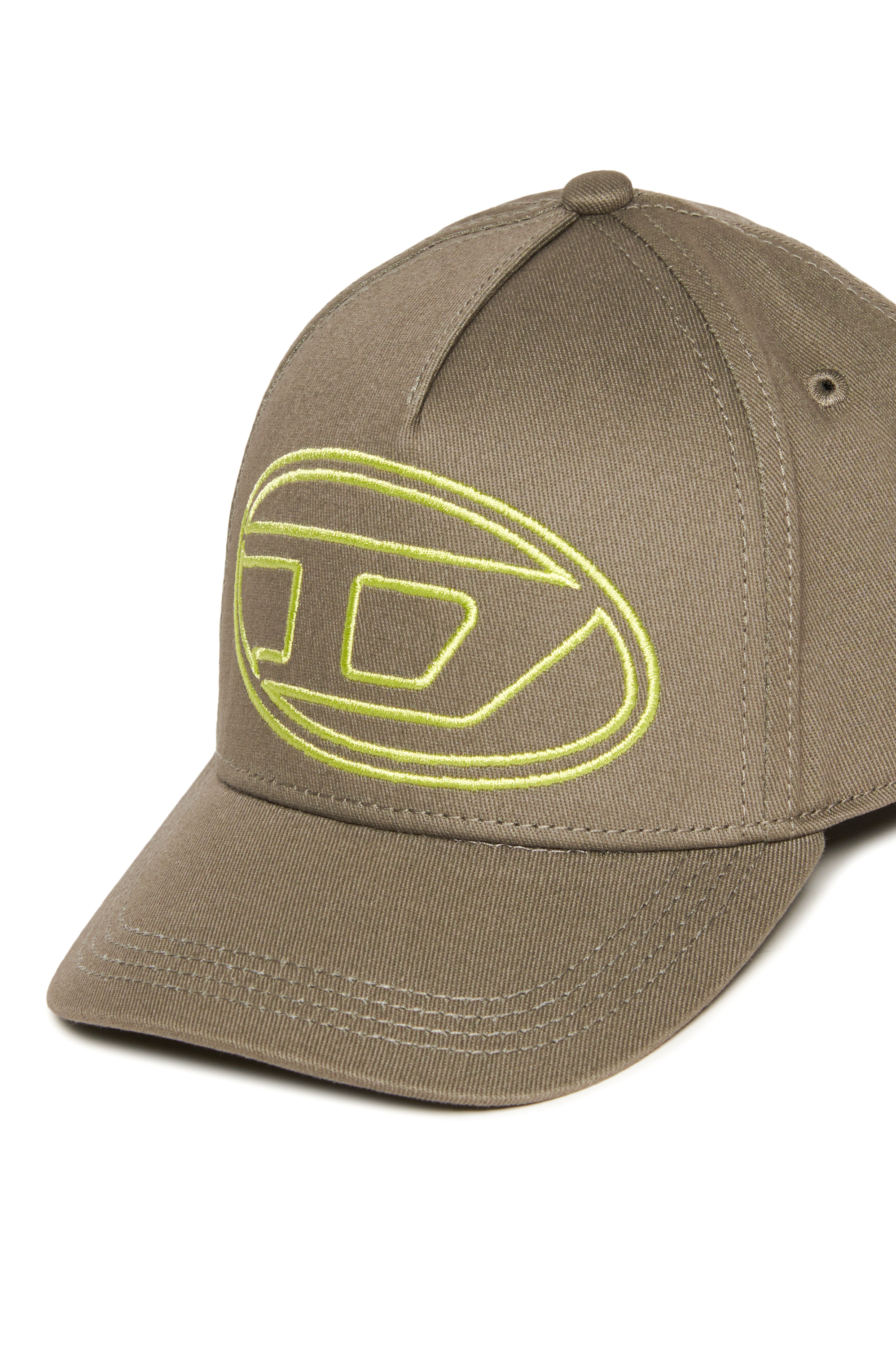 Diesel - FRENDIL, Herren Basecap mit besticktem Oval D in Dunkelgrau - 3