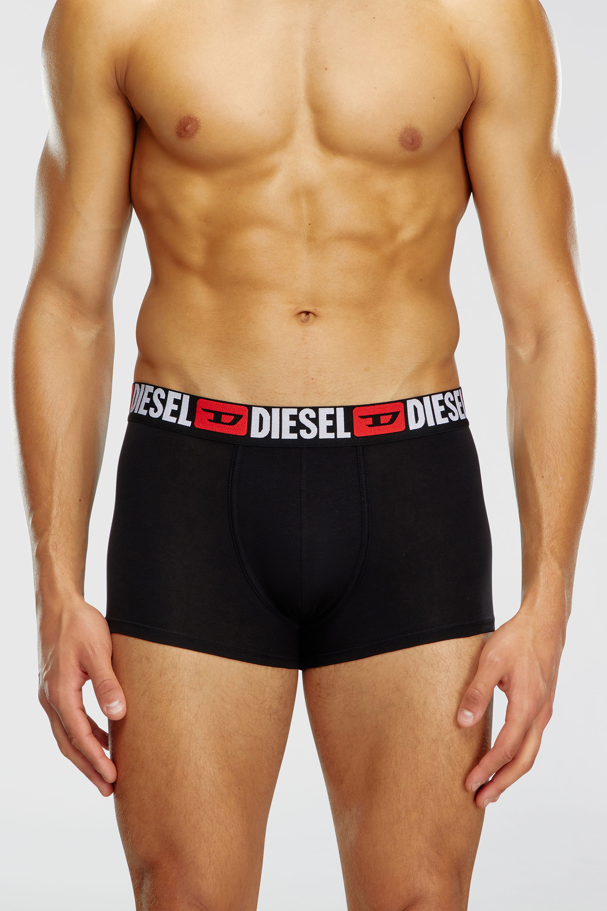 Diesel - UMBX-DAMIENTHREEPACK, Herren Retropants im Dreierpack mit umlaufendem Logo am Bund in Schwarz - 2