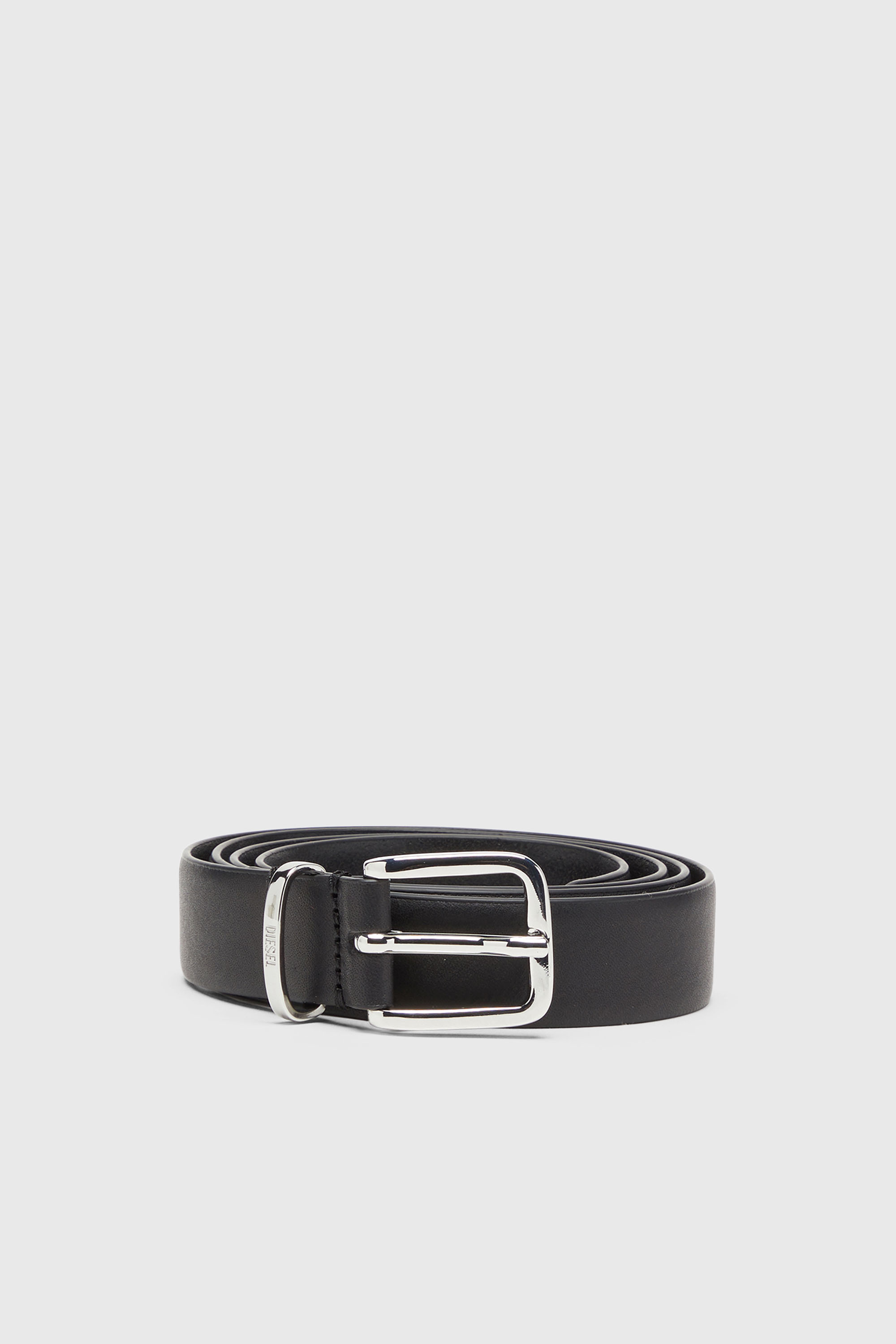 Diesel - B-BISCOTTO W KNOT 25, Damen 2.5 cm Lederg&uuml;rtel in Schwarz - 1