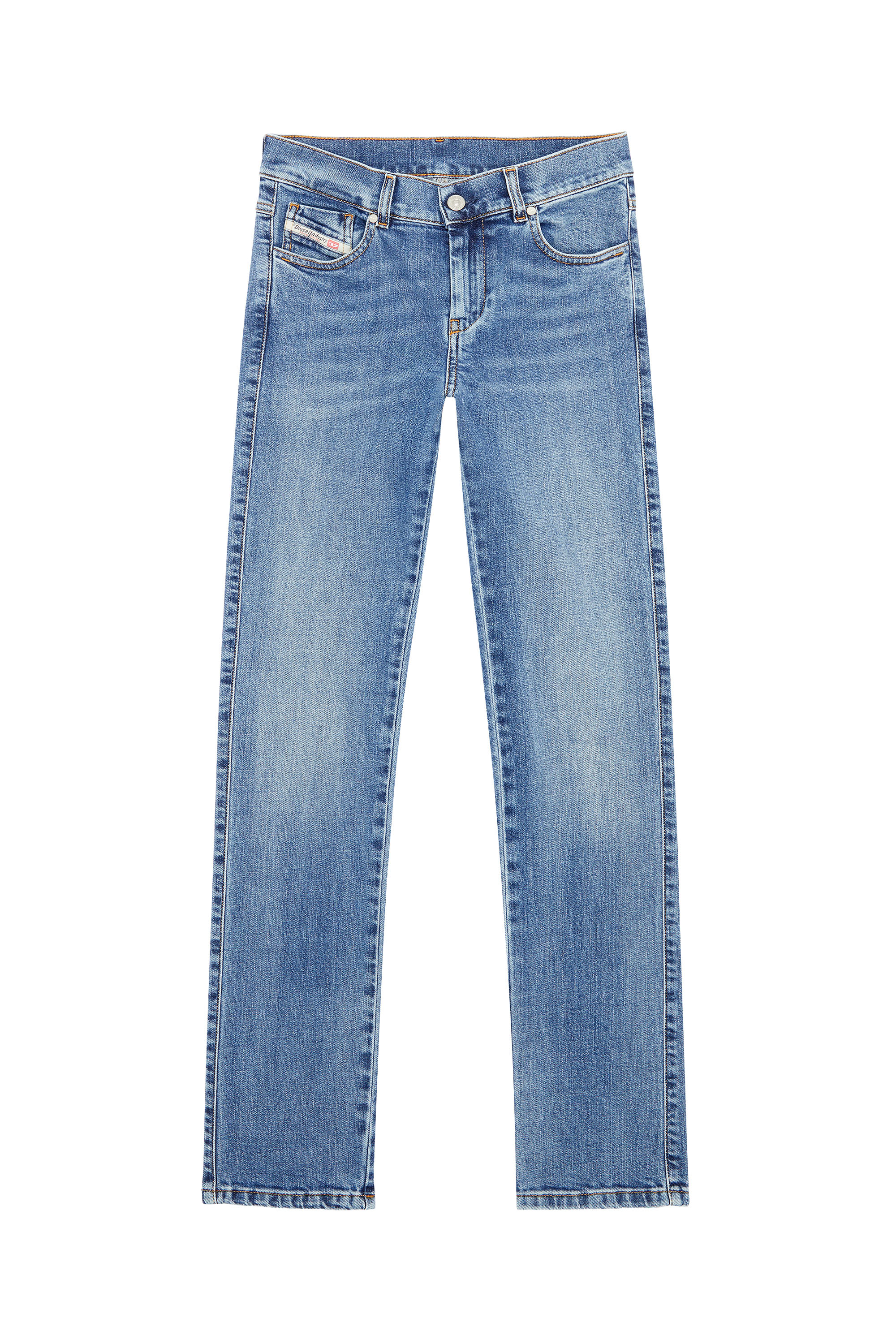 Diesel - Sandy E09AA Straight Jeans, Mittelblau - Image 5