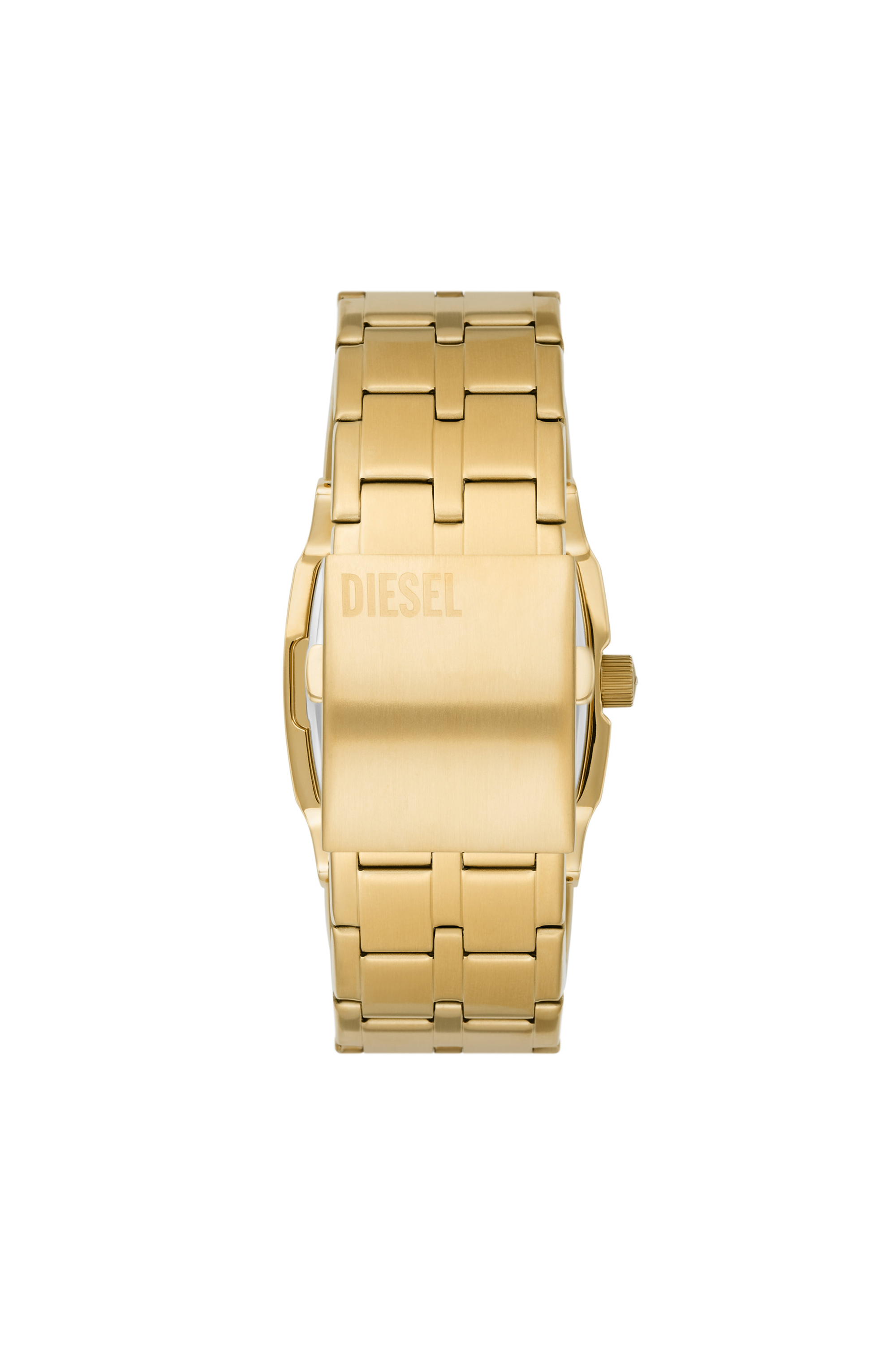 Diesel - DZ2151, Unisex Cliffhanger Armbanduhr aus goldfarbenem Edelstahl in Gold - 2