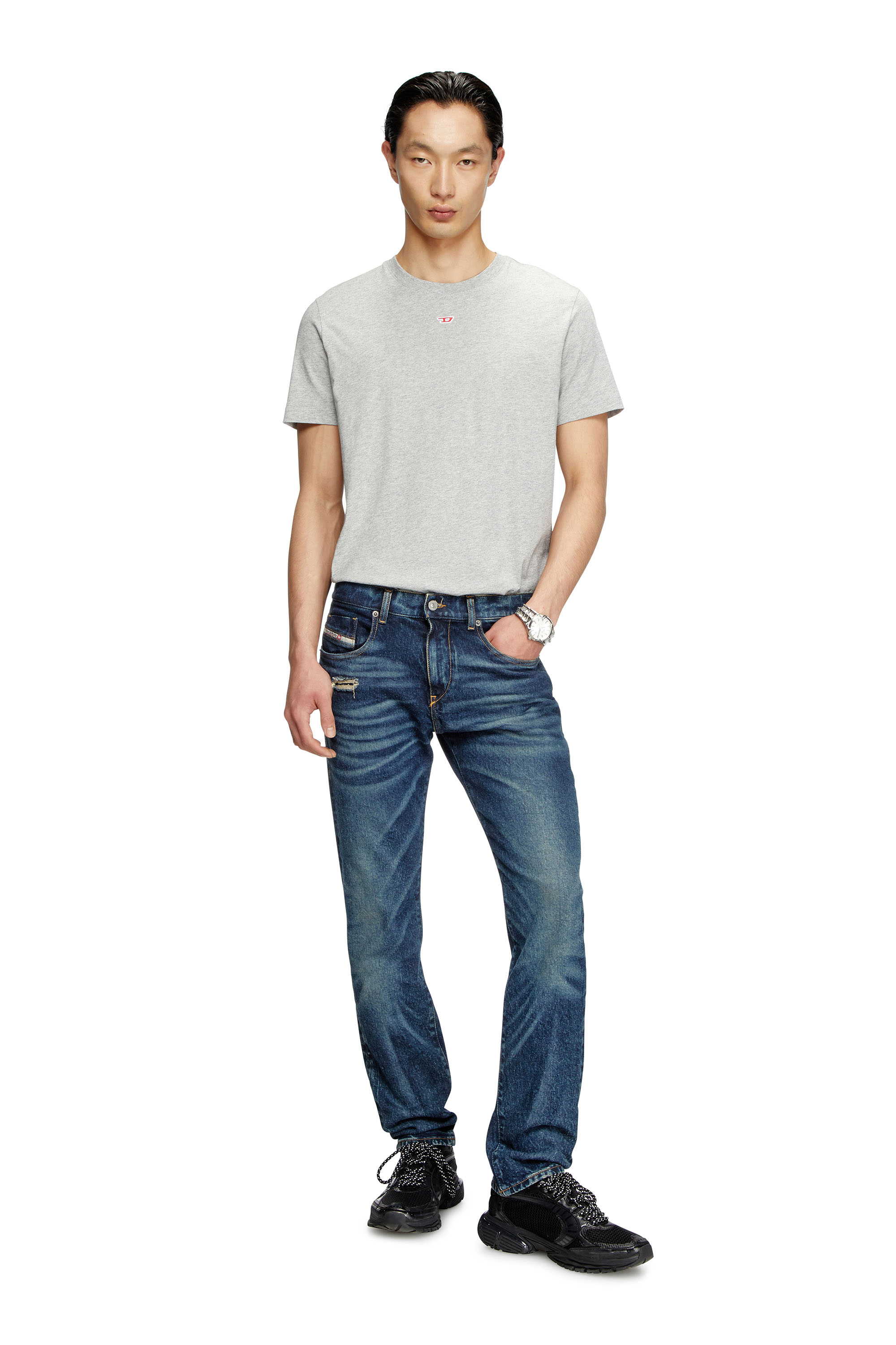 Diesel - Herren Slim Jeans 2019 D-Strukt 007Y3, Dunkelblau - 2