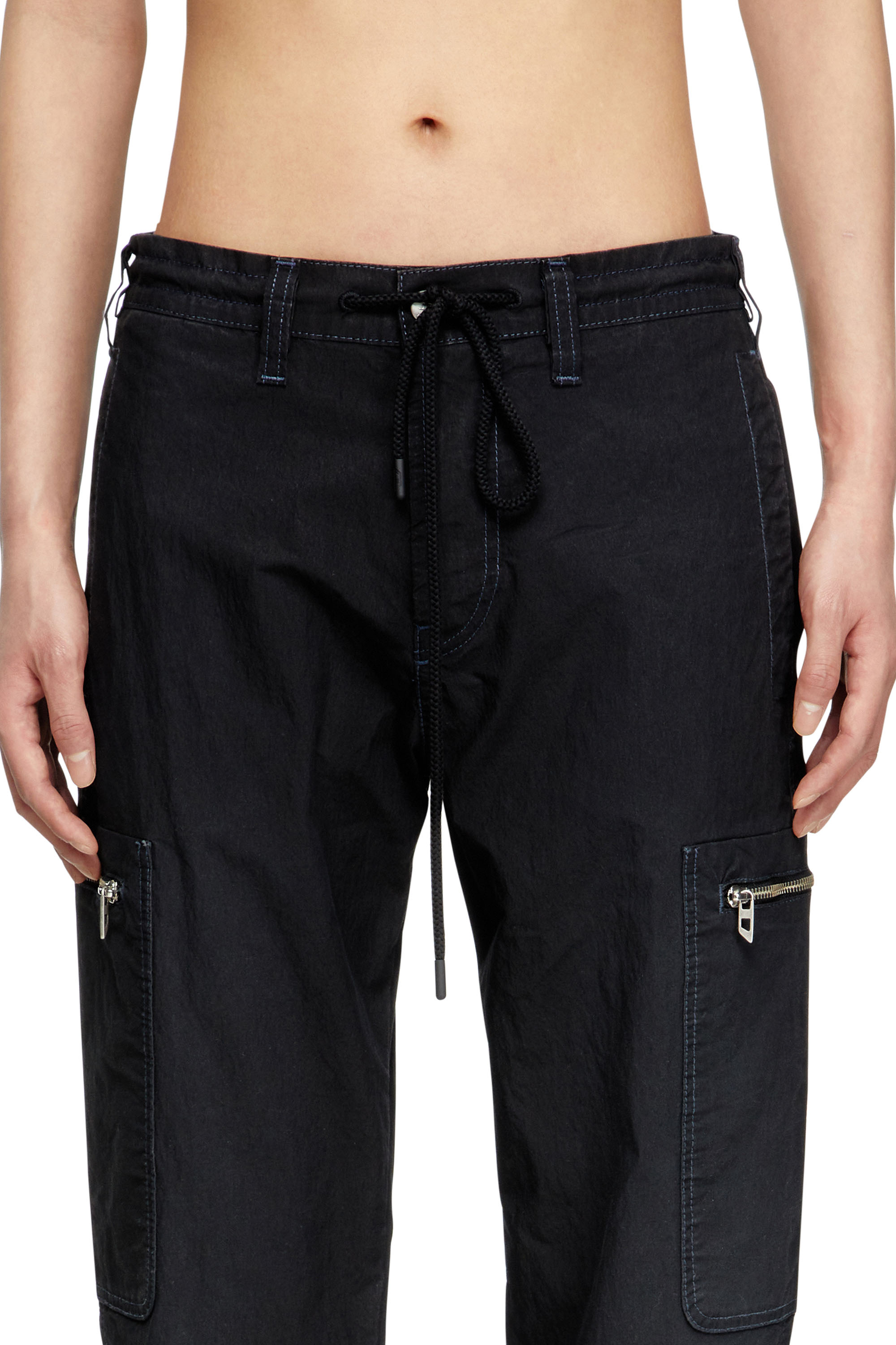 Diesel - Unisex Slim D-Lab JoggJeans® 068SJ, Schwarz/Dunkelgrau - 5