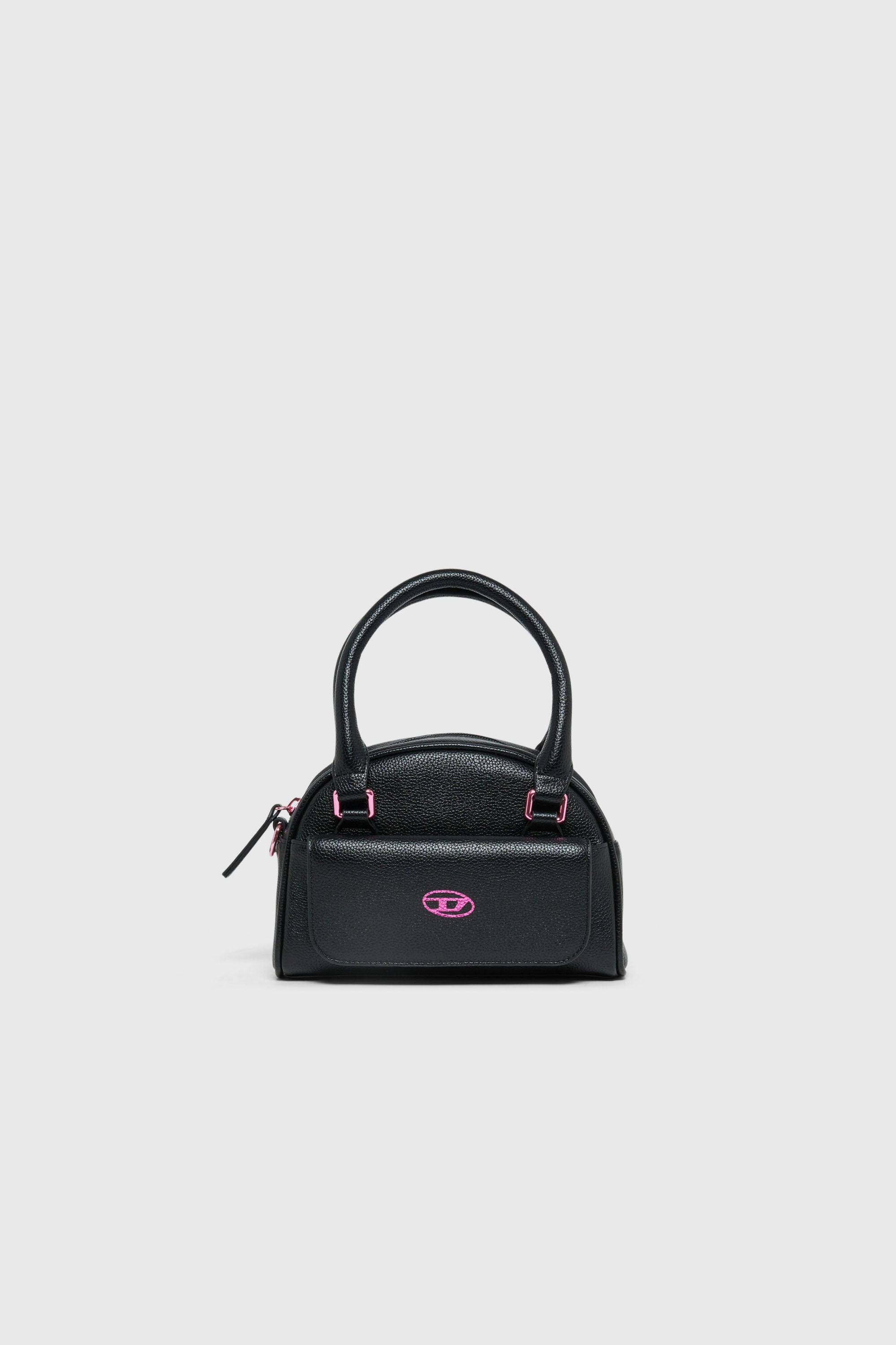 Diesel - WREDY, Woman's WREDY - Bag in grainy coated fabric in Black - 1