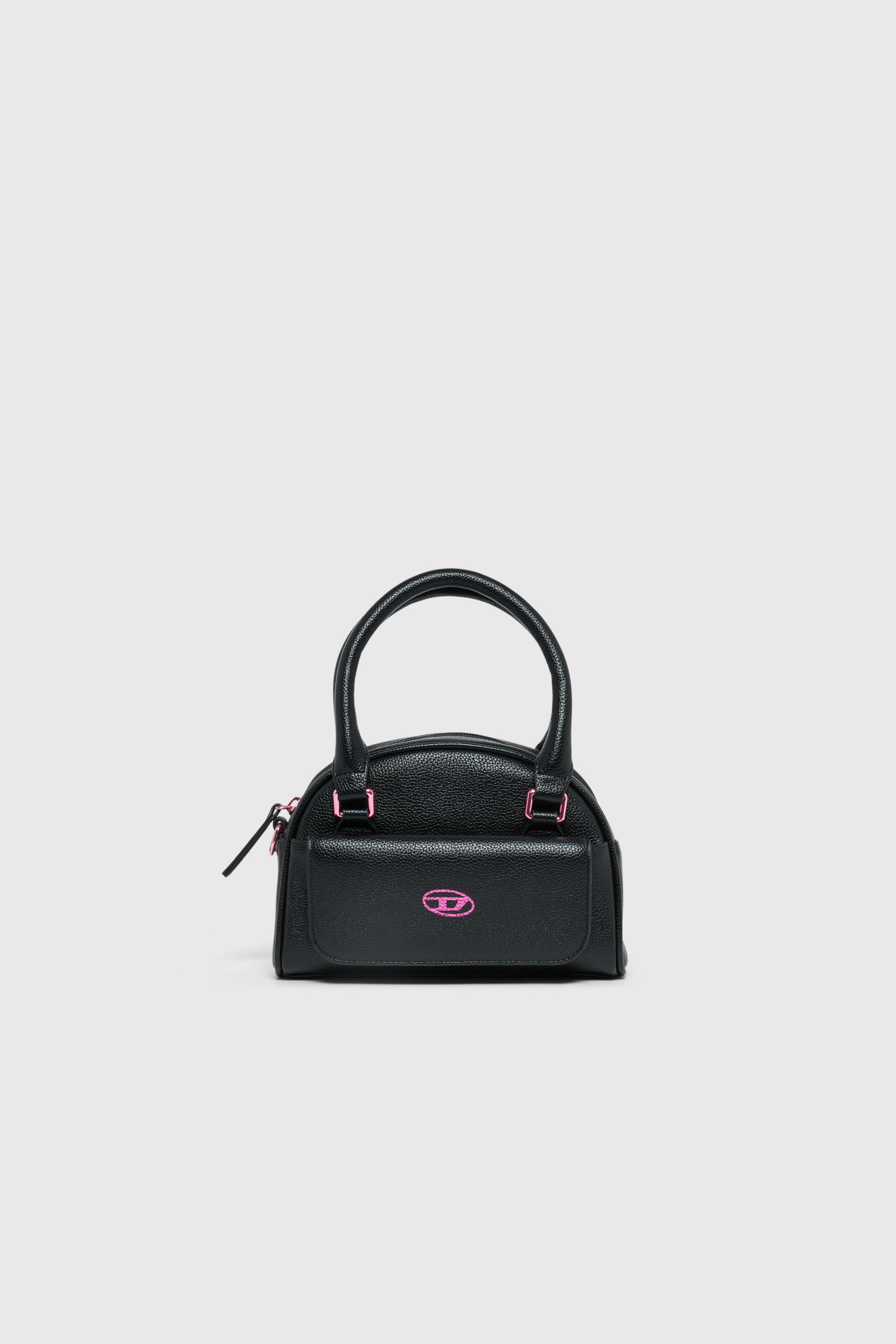 Diesel - WREDY, Damen WREDY - Tasche aus genarbtem beschichtetem Gewebe in Schwarz - 1