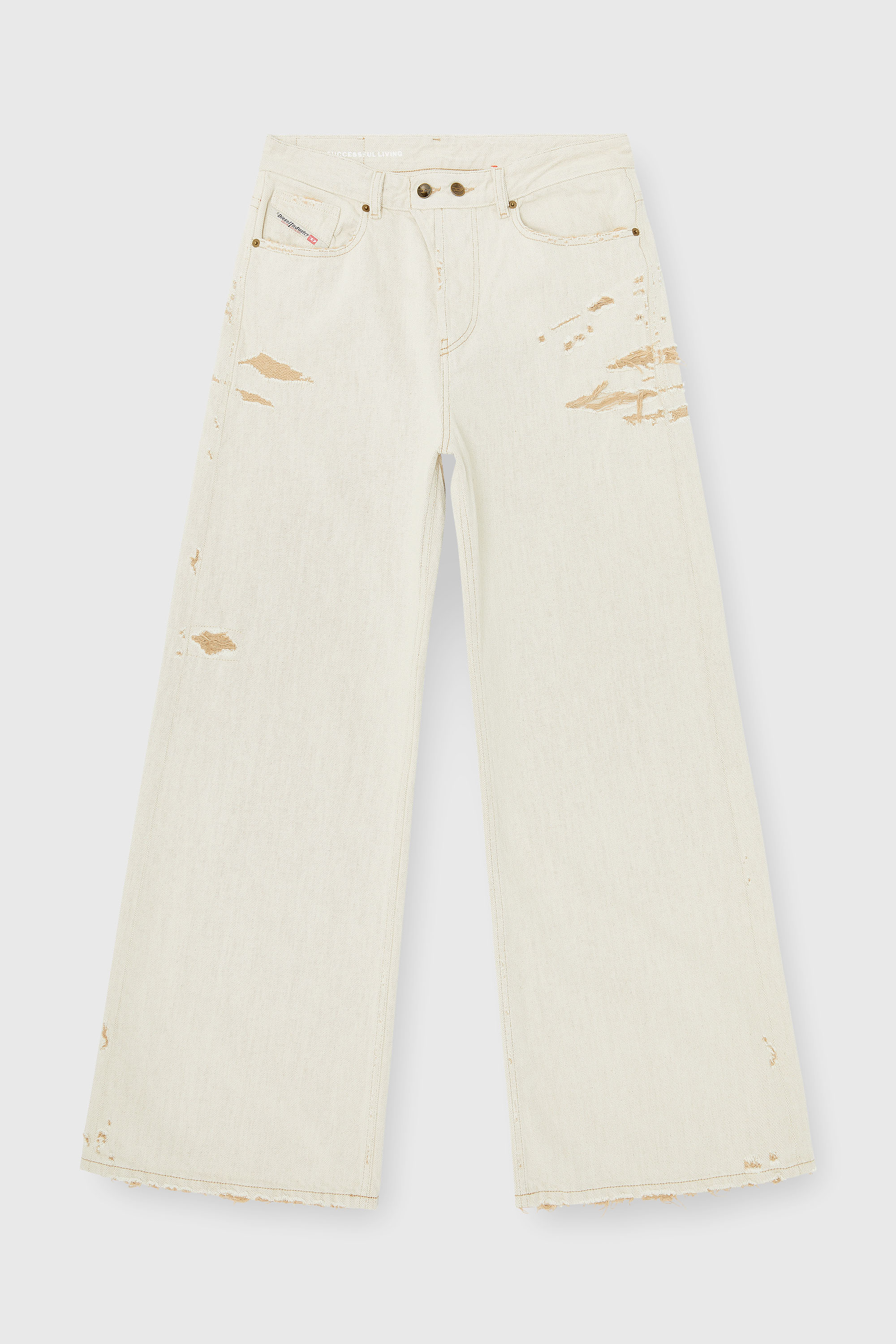 Diesel - Damen Relaxed Jeans 1996 D-Sire 09P89, Beige - 2