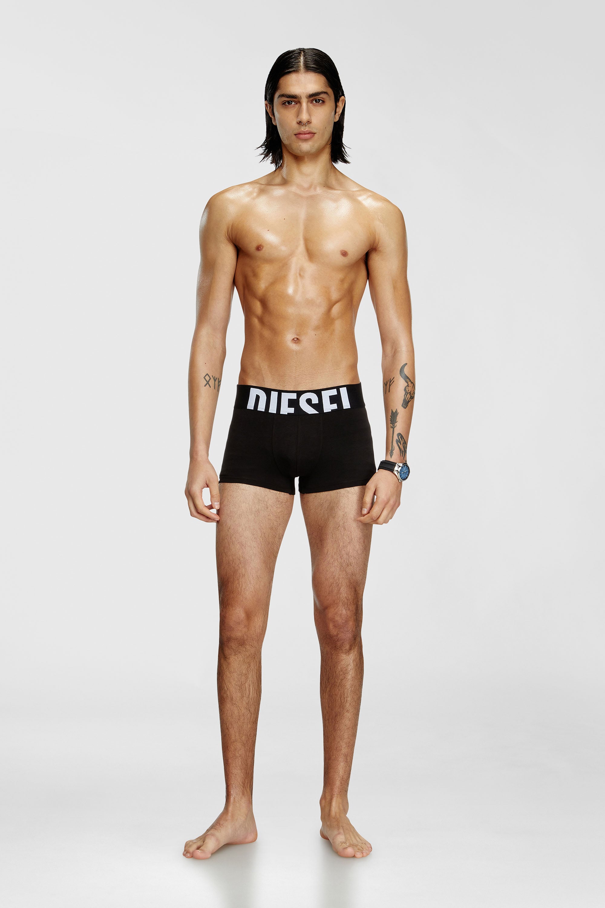 Diesel - UMBX-DAMIENTHREEPACK-5.5EL, Herren Retropants im Dreierpack aus Baumwollstretch in Schwarz - 2