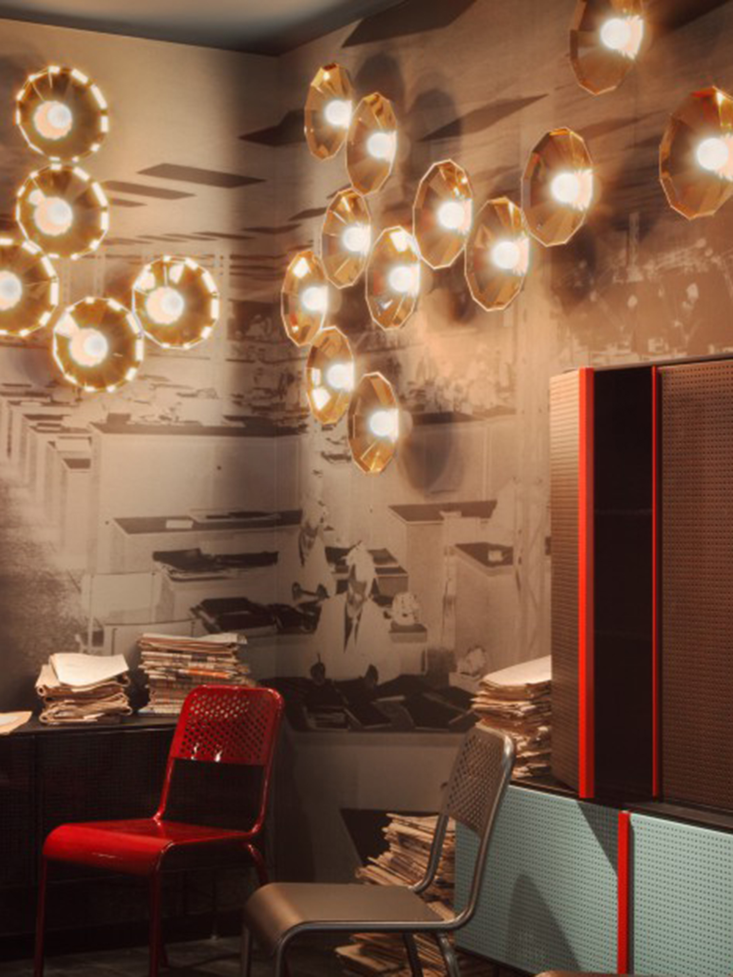 Diesel - MYSTERIO PARETE/SOFF, Unisex Wandbeleuchtung im Vintage-Look in Wei&szlig; - 3