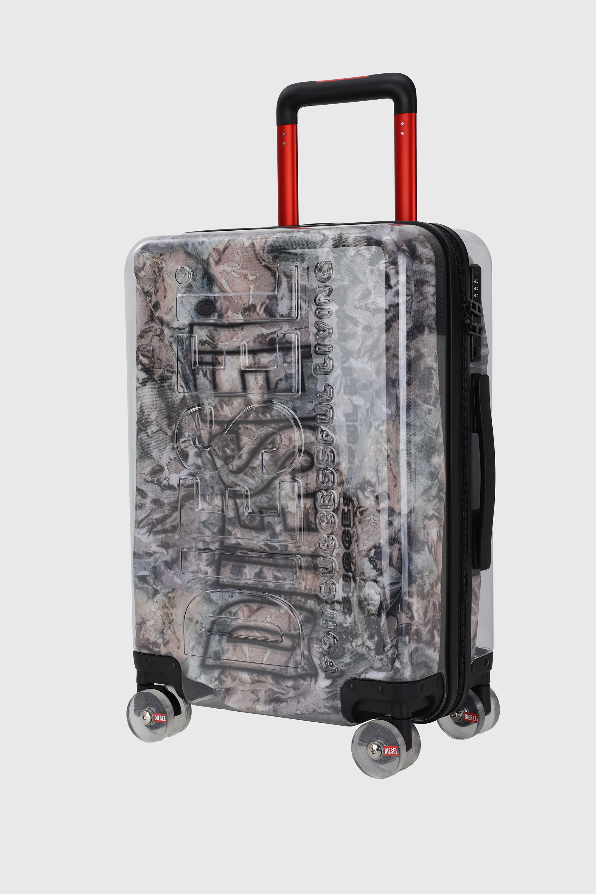 LU0036 HARD LUGGAGE - DSL009, Grau/Rosa