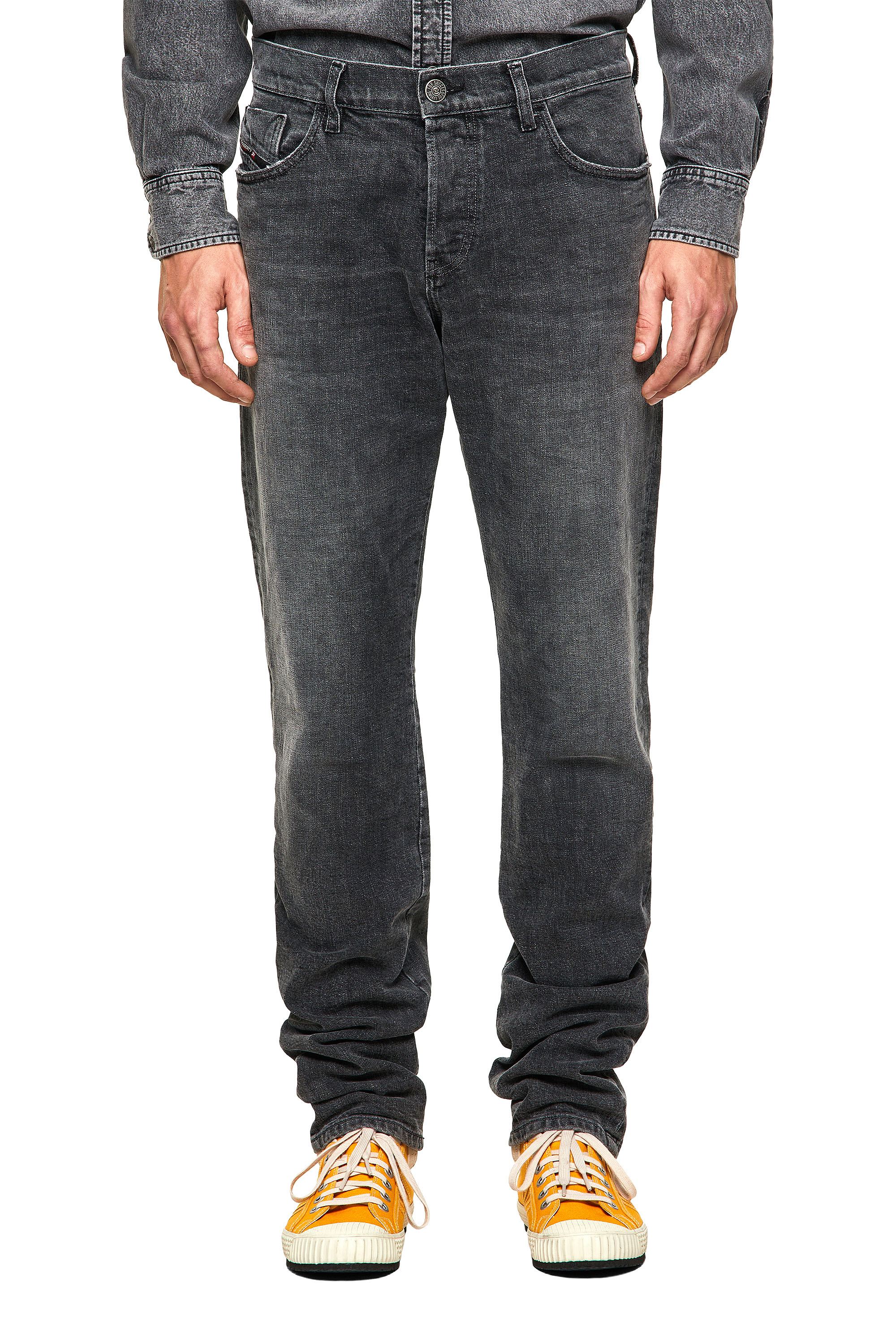 D-Kras 09A3A, Schwarz/Dunkelgrau - Jeans