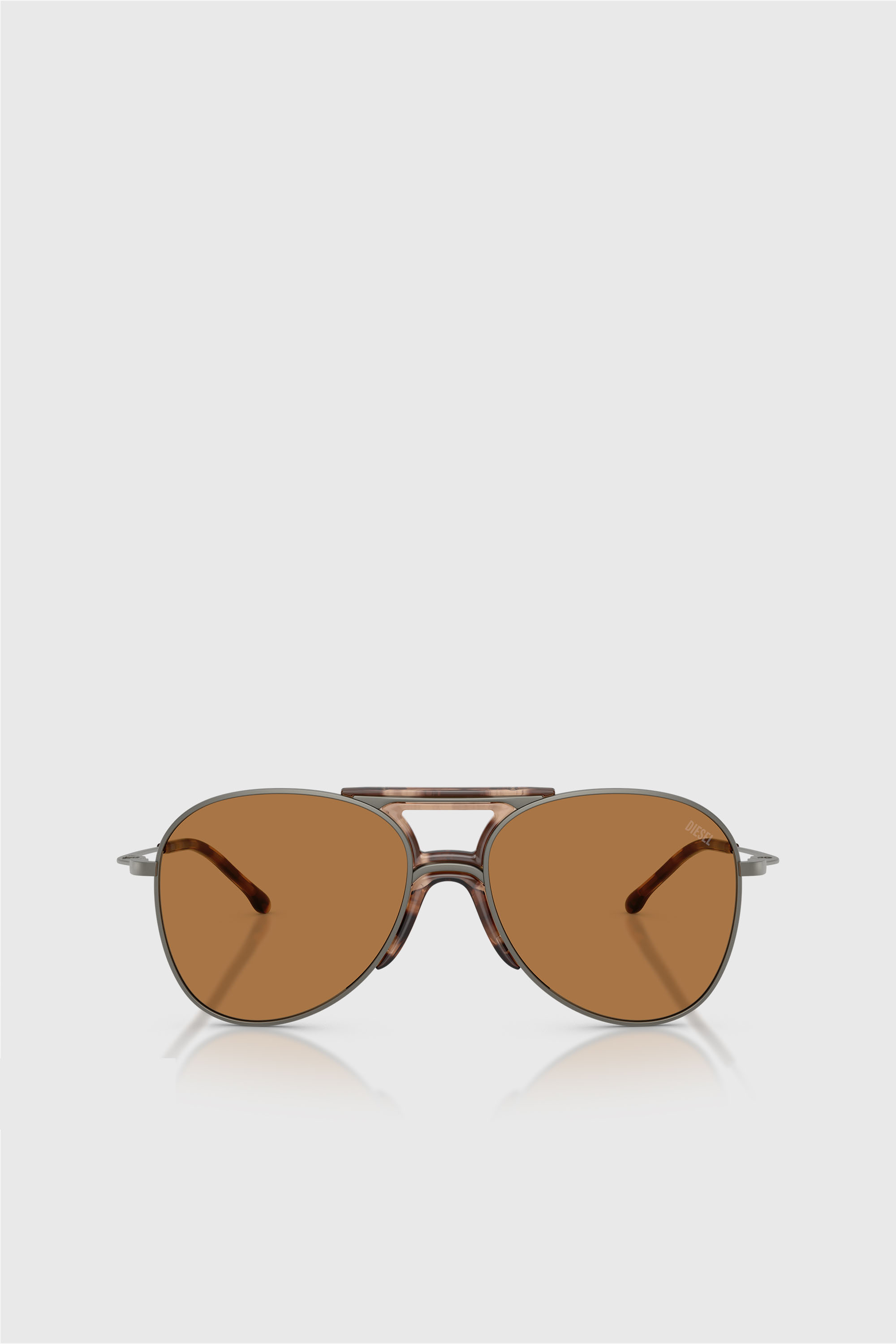 Diesel - 0DL1022T, Unisex Pilot-Sonnenbrille in Braun/Schwarz - 1