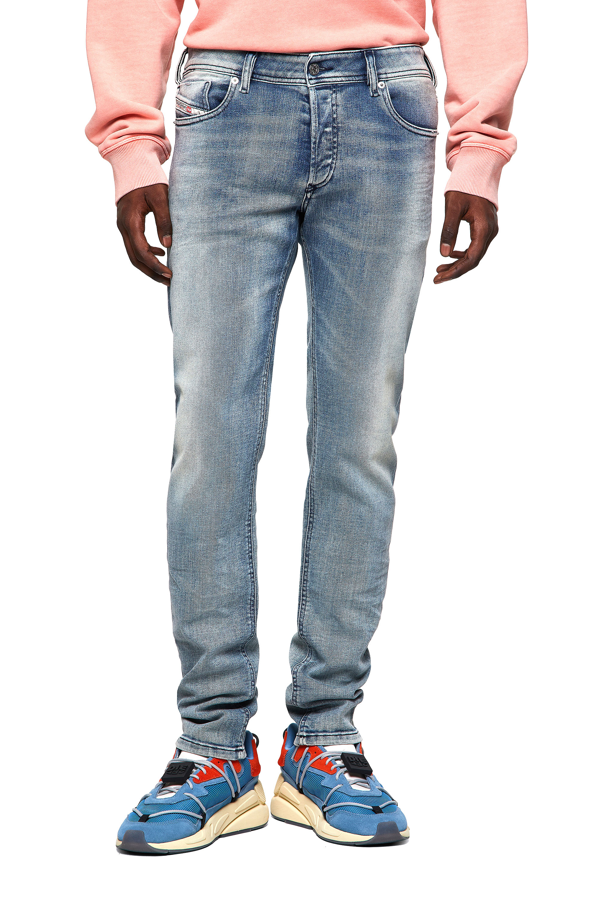 Sleenker 009KL, Mittelblau - Jeans