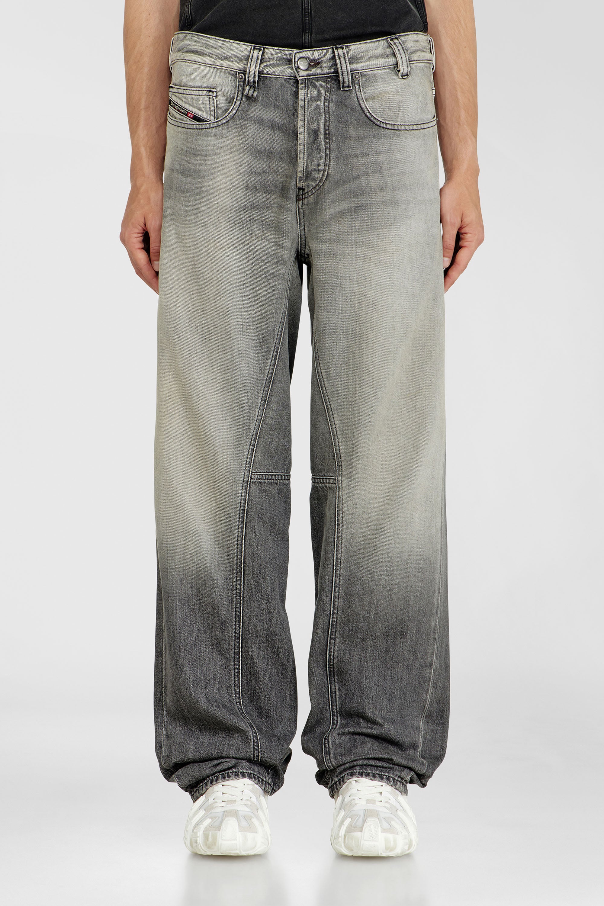 Diesel - Herren Relaxed Jeans 2001 D-Macro 09P56, Grau - 1