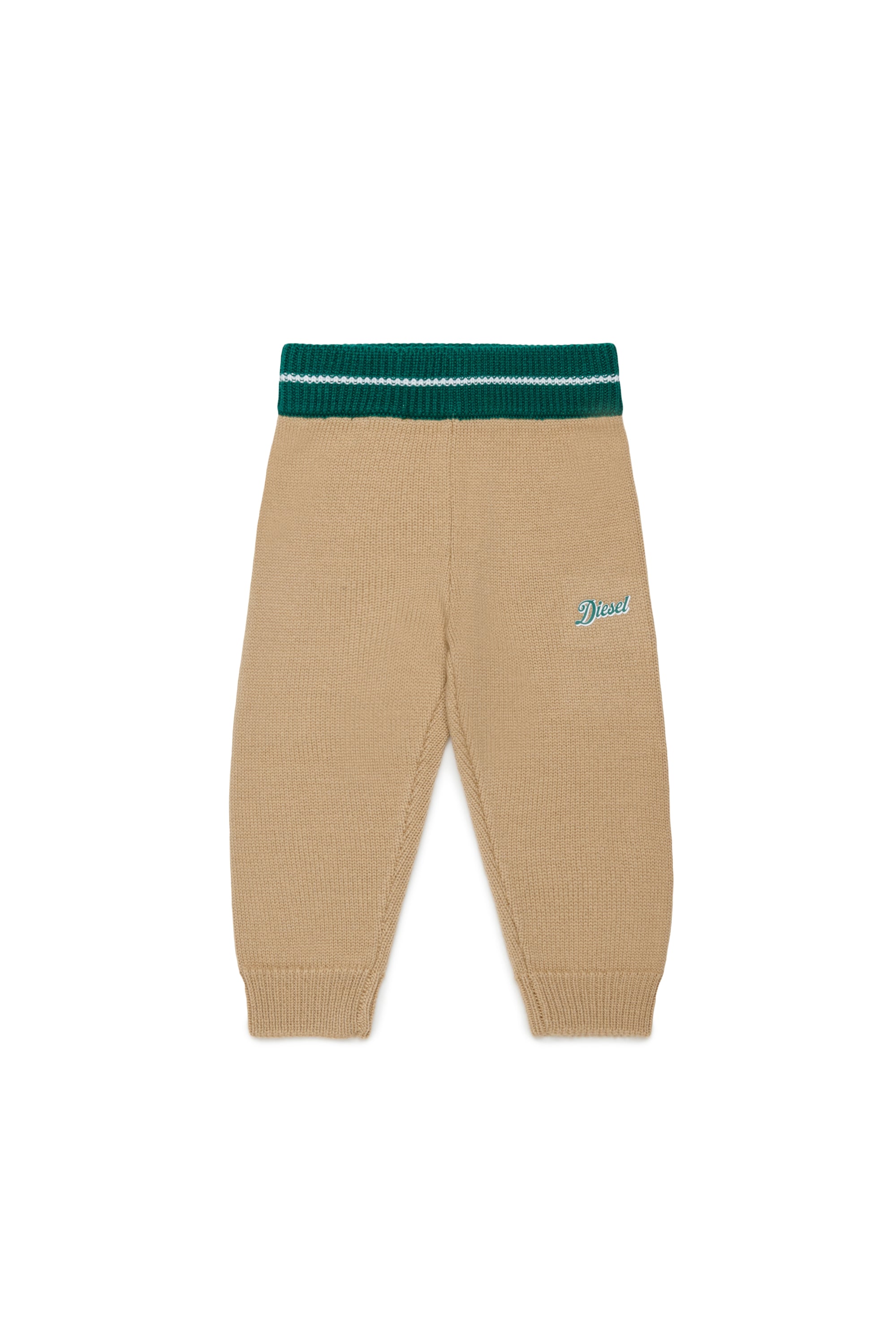Diesel - PMOB, Unisex Strickhose aus Wollmischung in Braun - 1