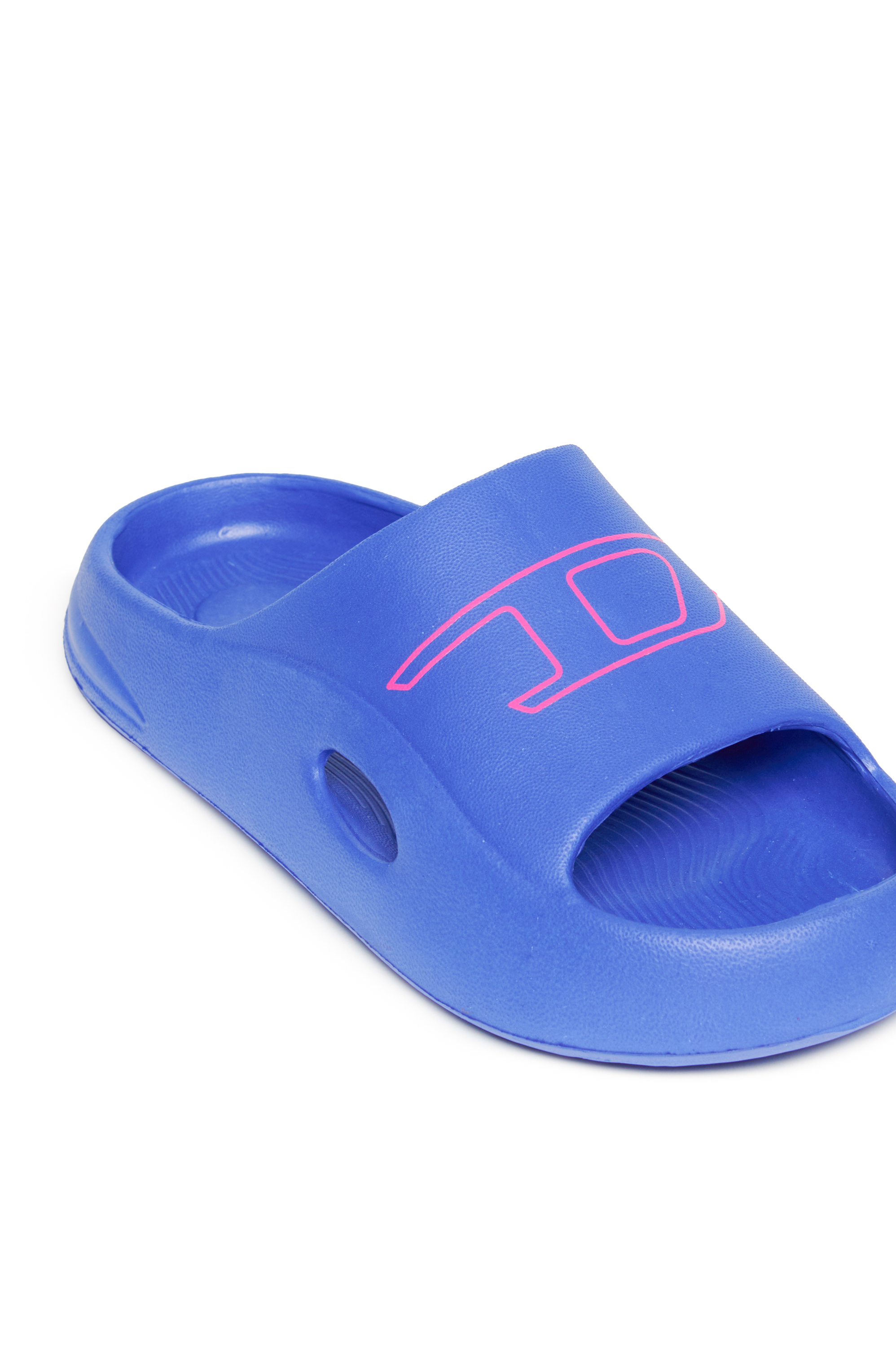 Diesel - SA-CHUNCKY D, Unisex Pool-Slides aus EVA mit Logo-Print in Blau - 4