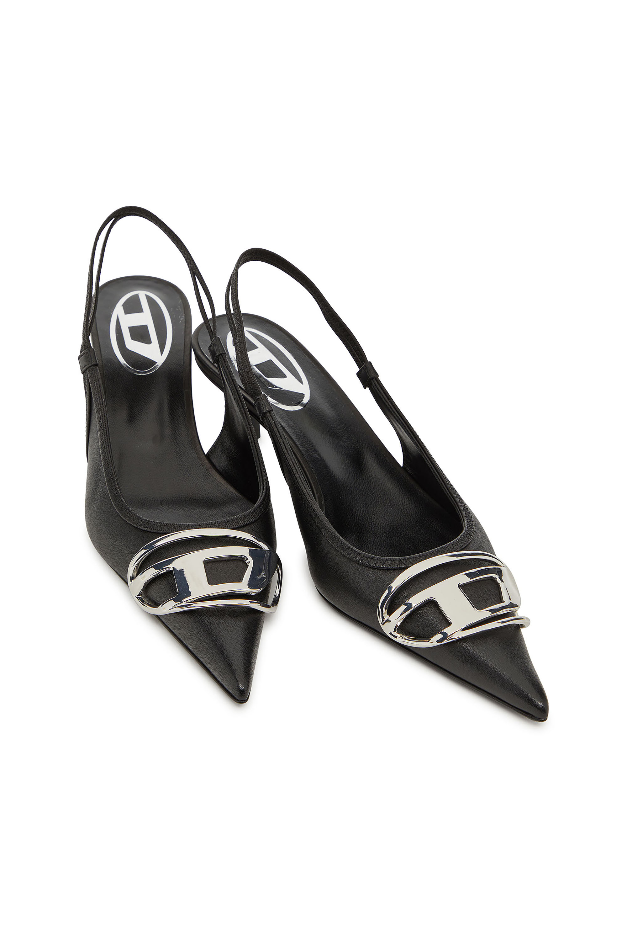 D-VENUS SB 40, Schwarz Diesel - D-VENUS SB 40, Damen D-Venus-Slingback-Pumps aus Nappa-Leder in Schwarz - 4