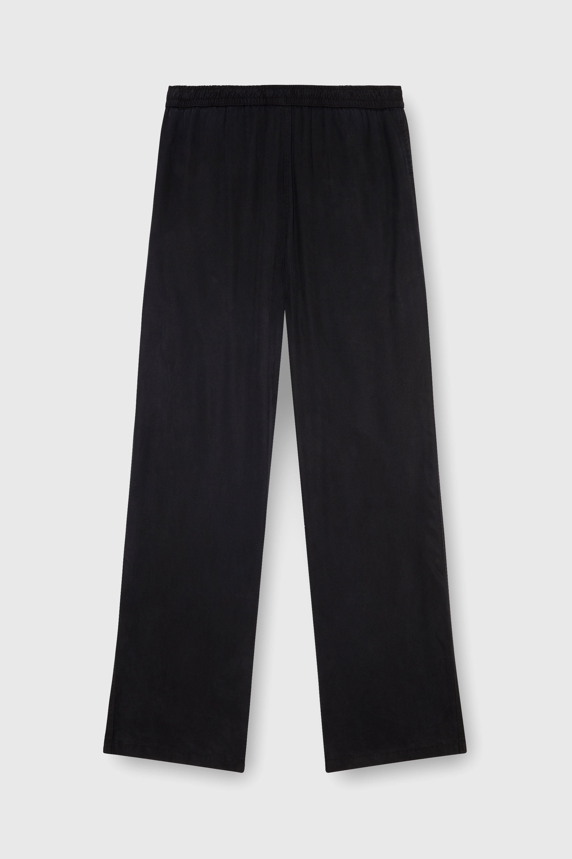 Diesel - P-DREYER-C, Herren Hose mit Tunnelzug aus verblasstem Twill in Schwarz - 2