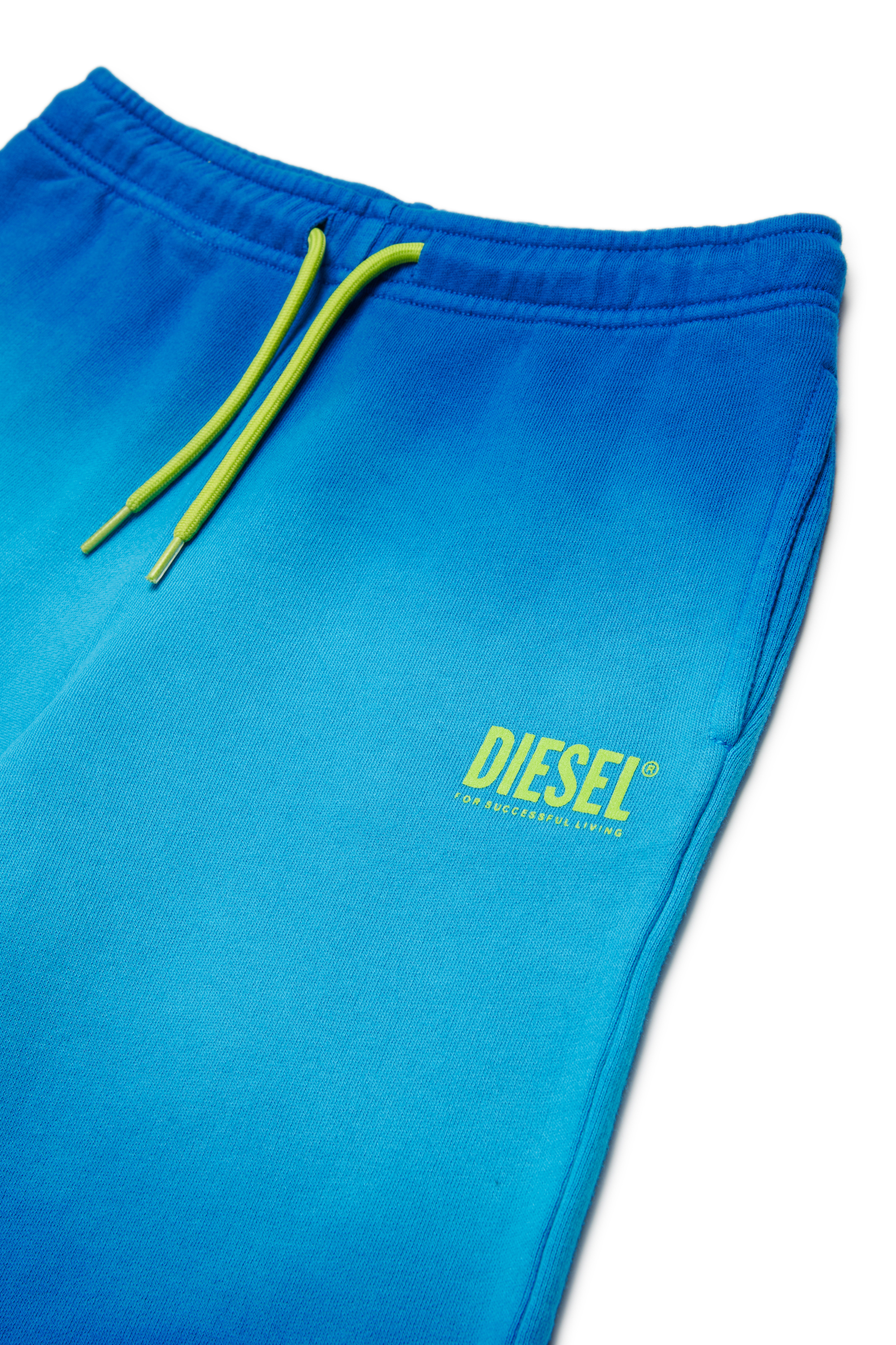 Diesel - PSHADE, Herren Baumwollshorts mit Farbverlauf-Waschung in Blau - 3