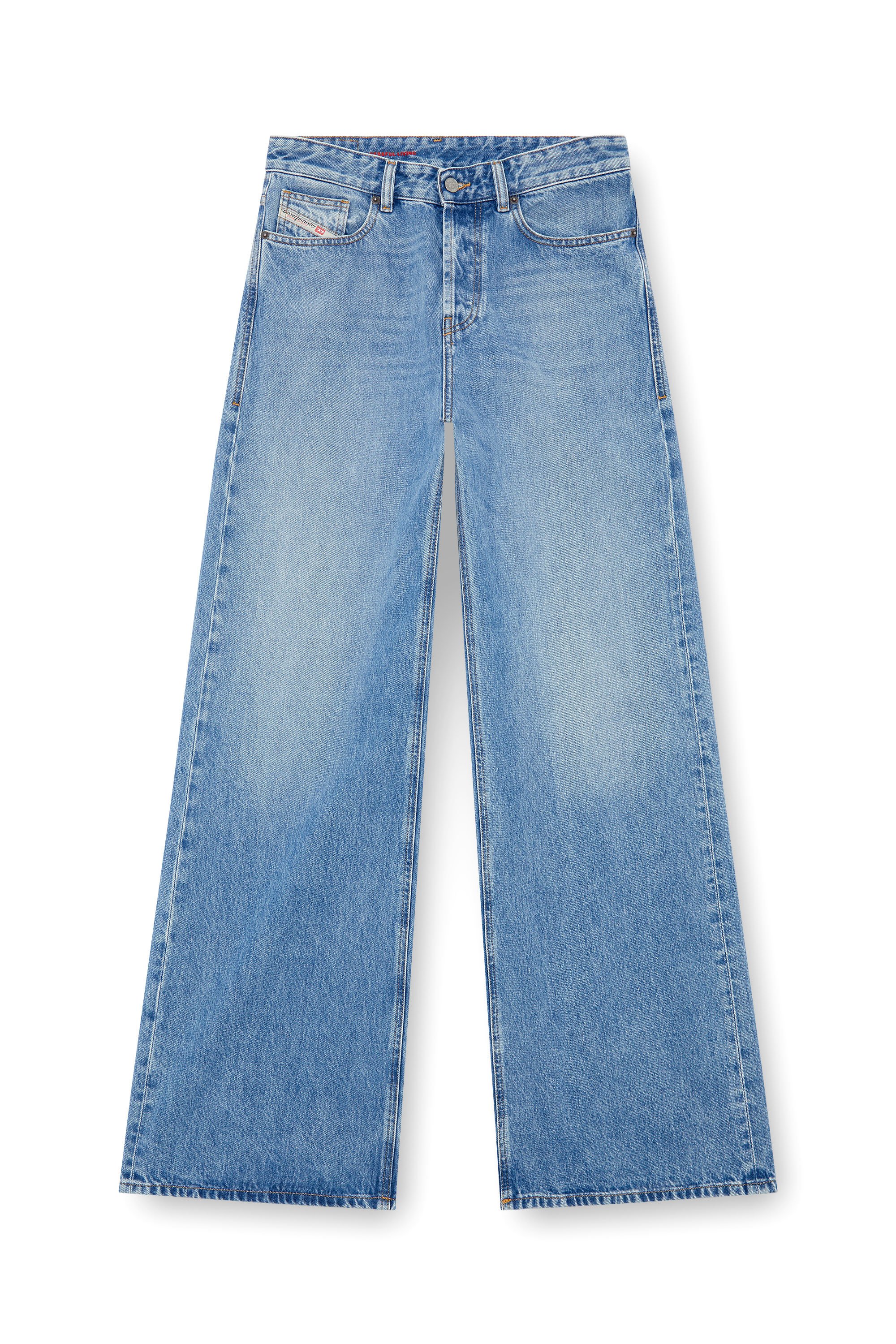 Diesel - Woman Straight Jeans 1996 D-Sire 09I29, Light Blue - Image 3