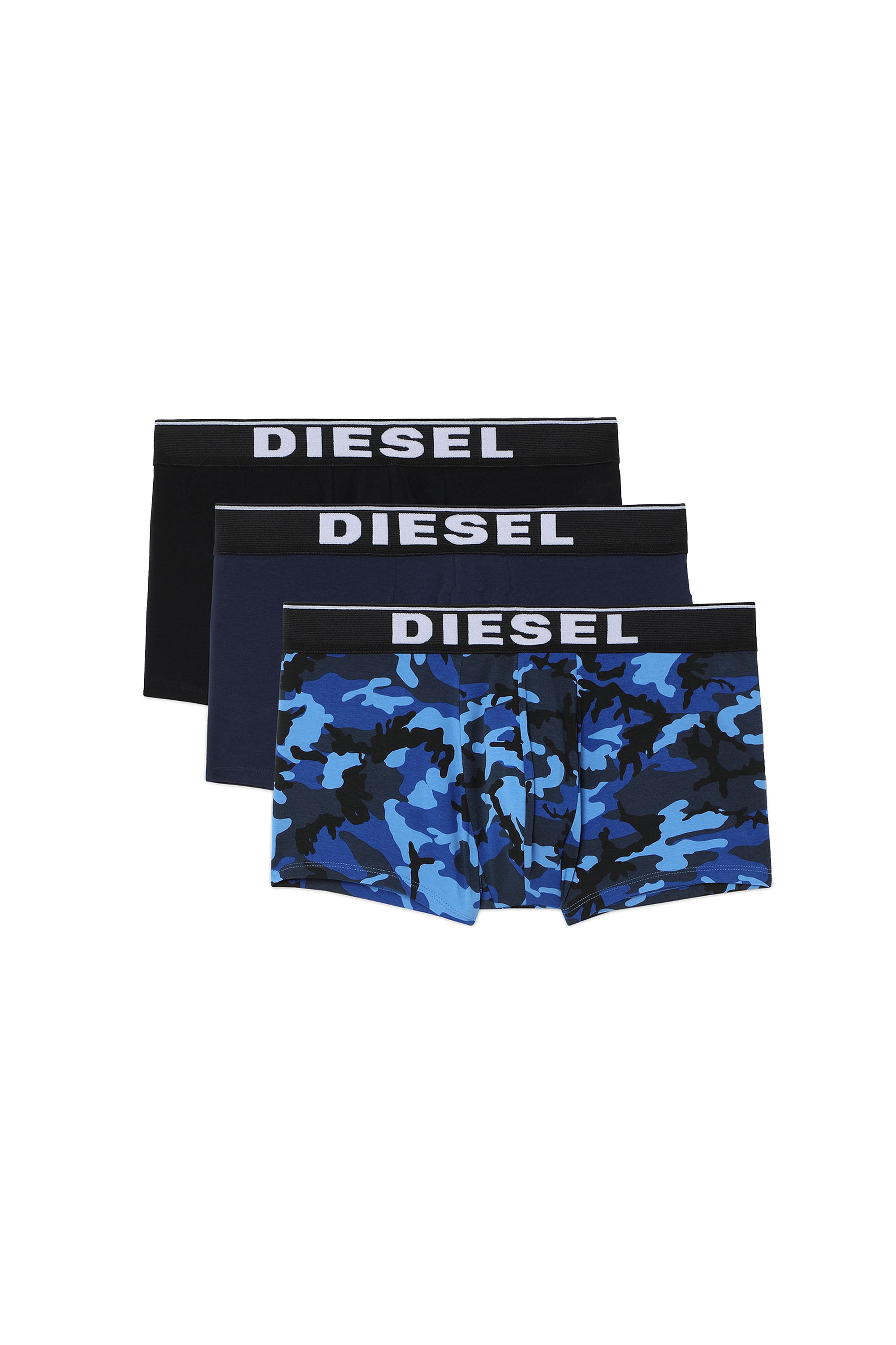 UMBX-DAMIENTHREEPACK, Blau/Schwarz - Boxershorts