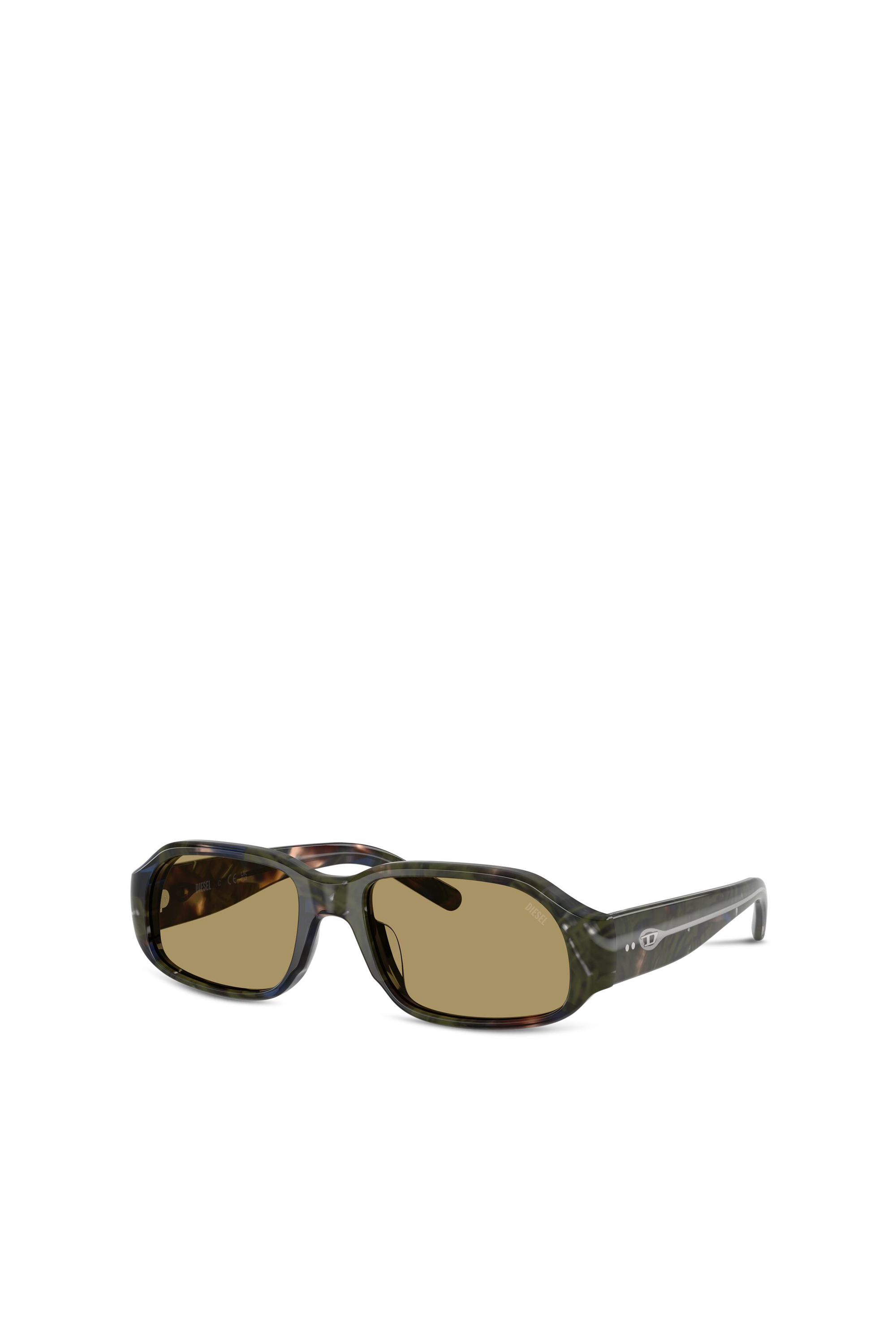 Diesel - 0DL2009U, Unisex Rechteckige Sonnenbrille in null - 3