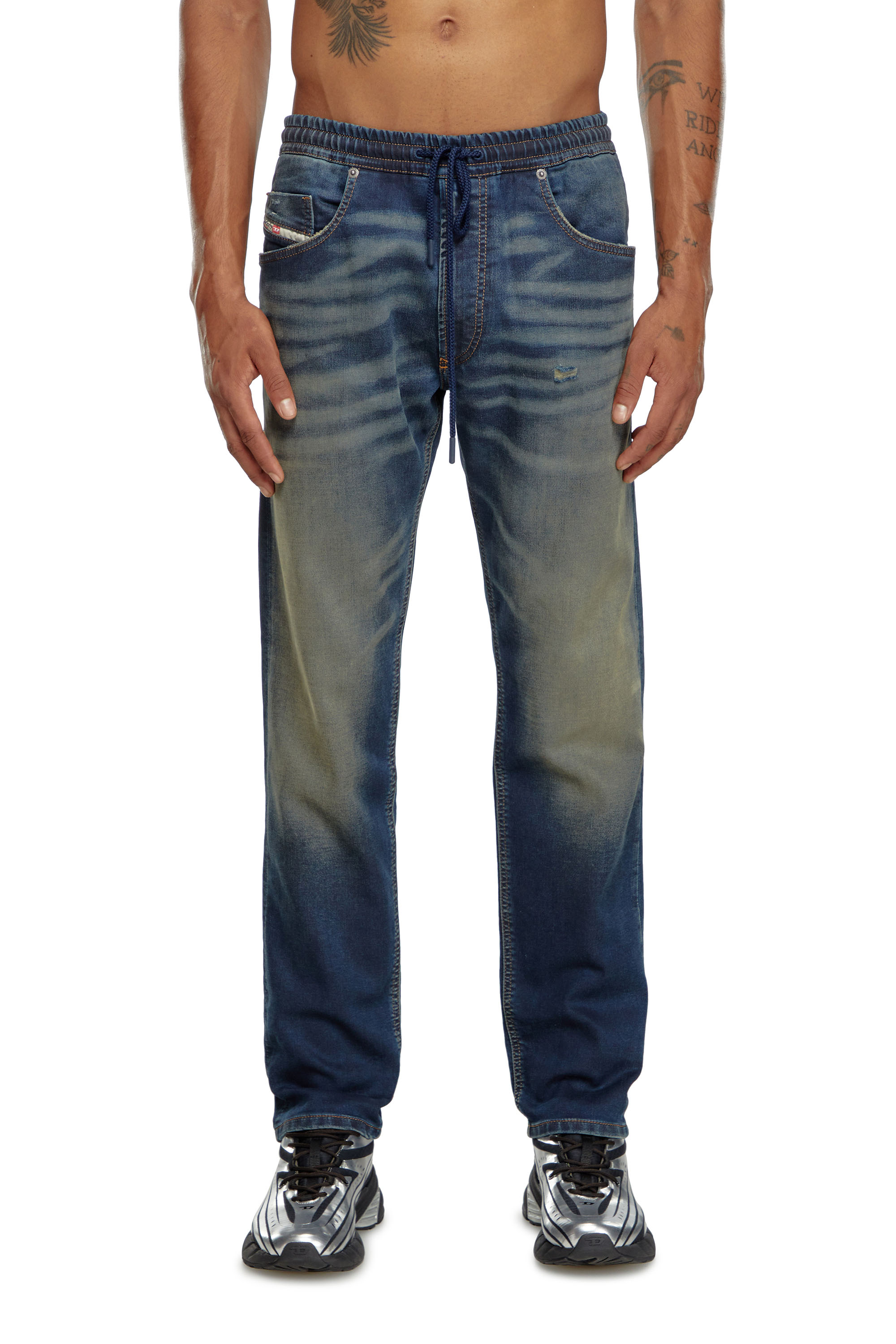 Diesel - Herren Regular 2030 D-Krooley Joggjeans® 09J34, Dunkelblau - 2