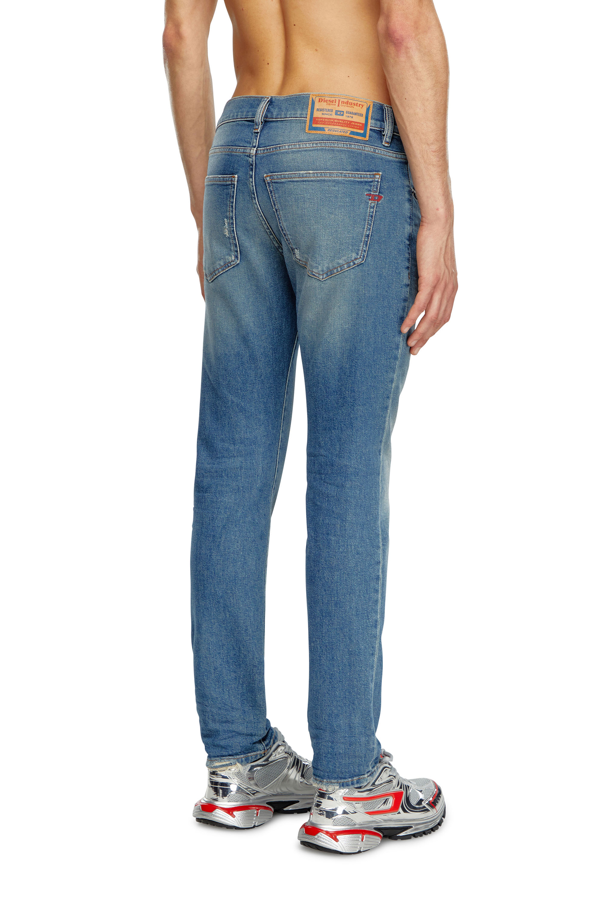 Diesel - Herren Slim Jeans 2019 D-Strukt 0GRDG, Hellblau - Image 4