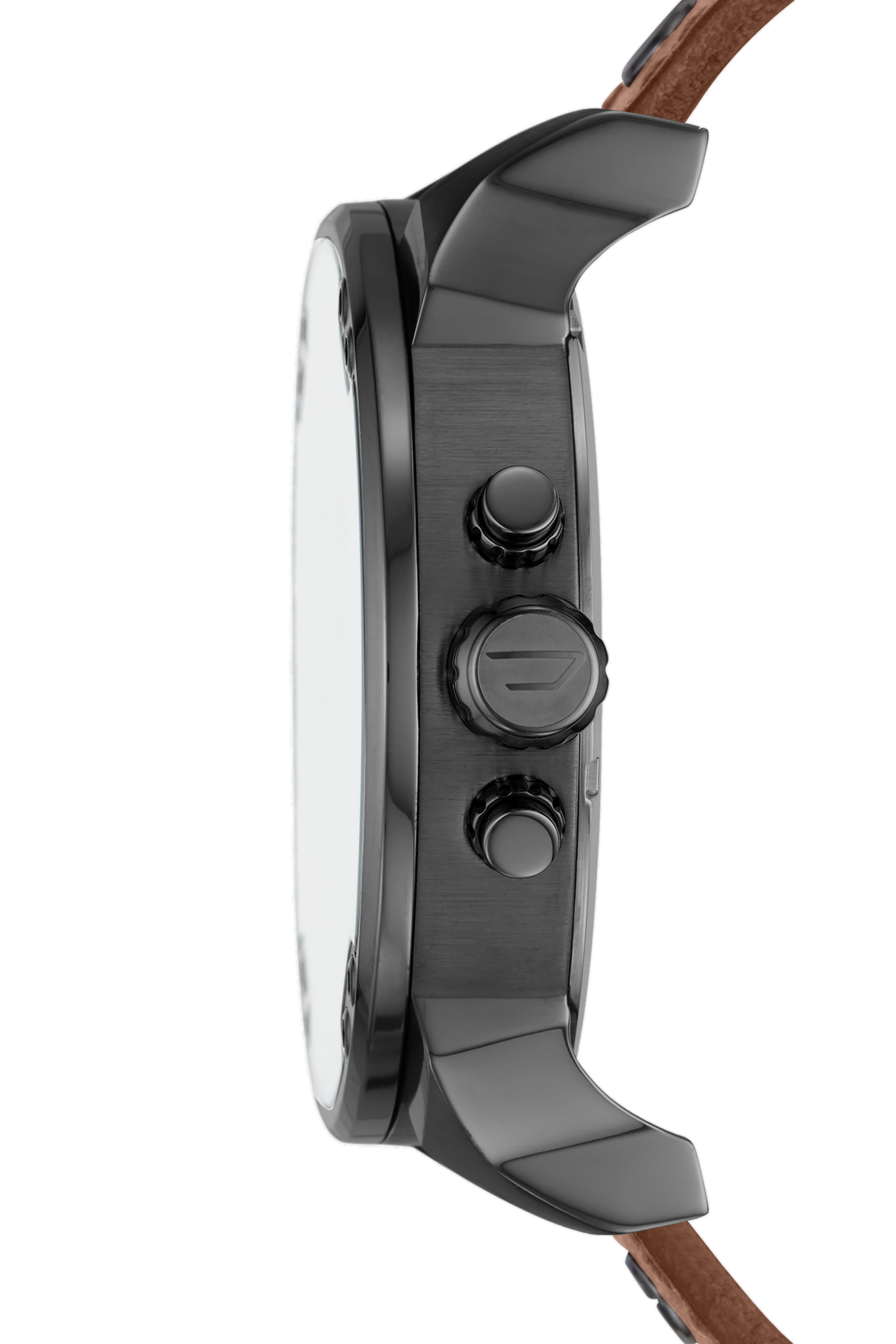 Diesel - DZ7413, Herren Mr. Daddy 2.0 Uhr mit braunem Lederarmband und Chronograph in Braun/Schwarz - 2