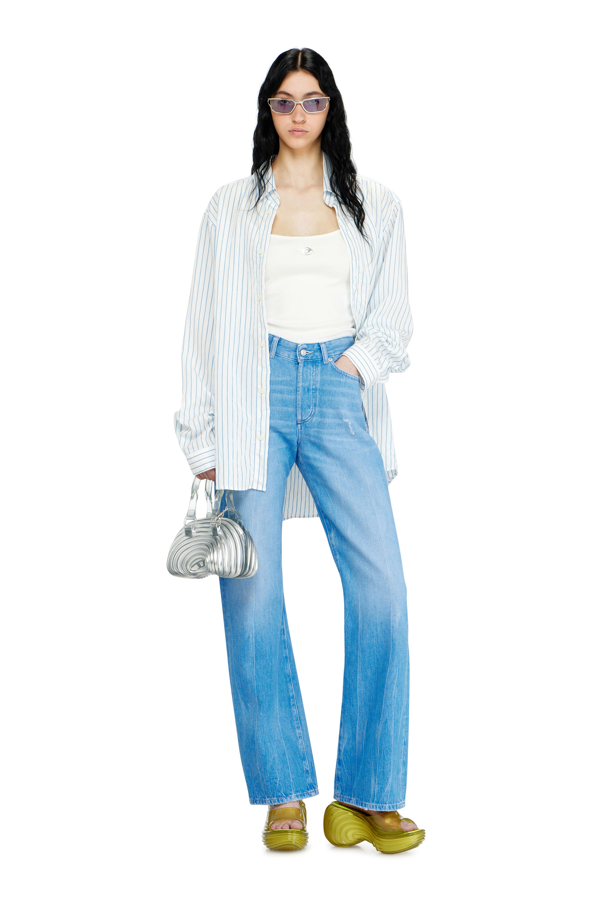 Diesel - MELISSA QUANTUM PLATFORM, Damen Plateau-Pantolette aus Melflex&reg; in Gelb - 2