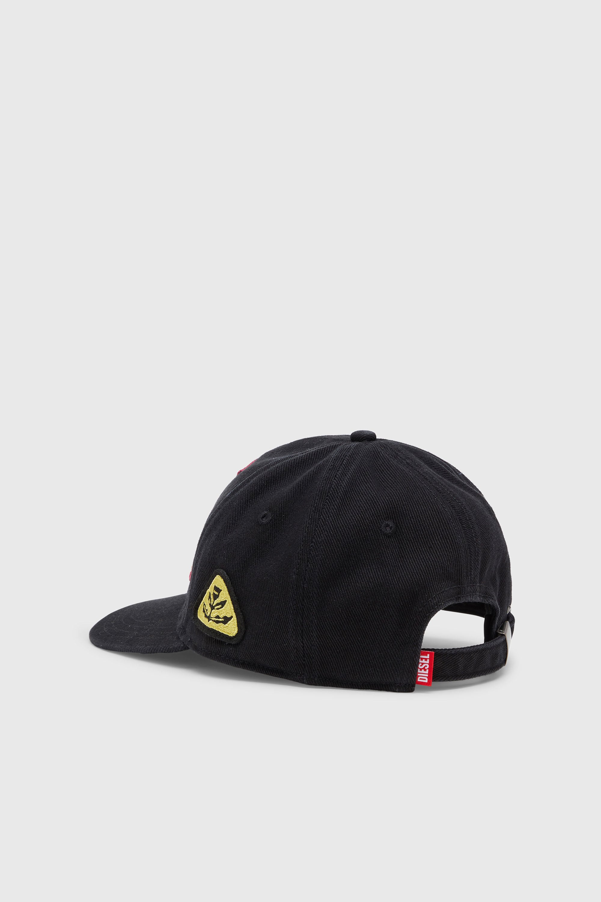 Diesel - C-SCUD, Herren Baseballcap mit bestickten patches in Schwarz - 2