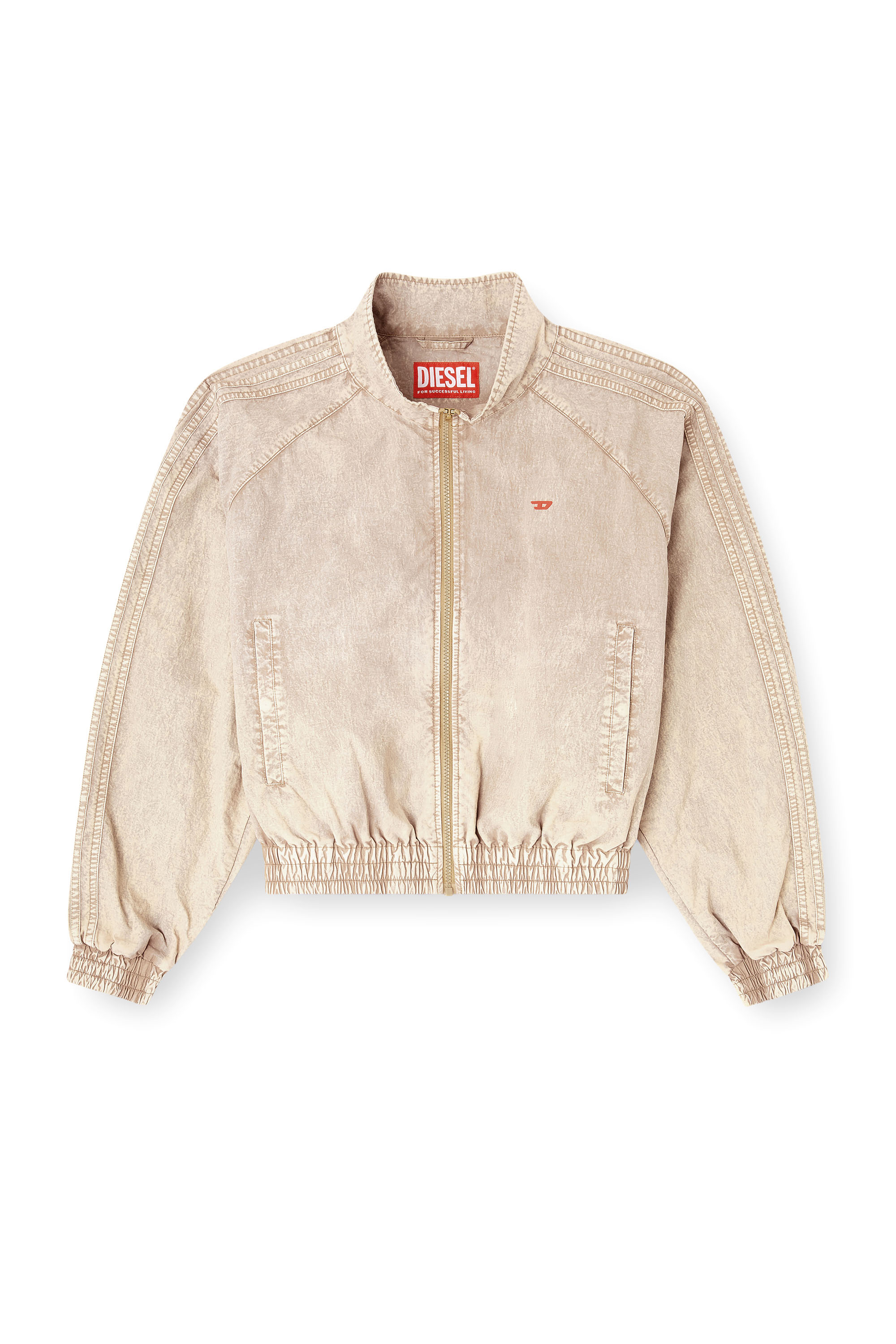Diesel - G-ARDEN, Damen Windjacke aus behandeltem Taslan in Beige - 3