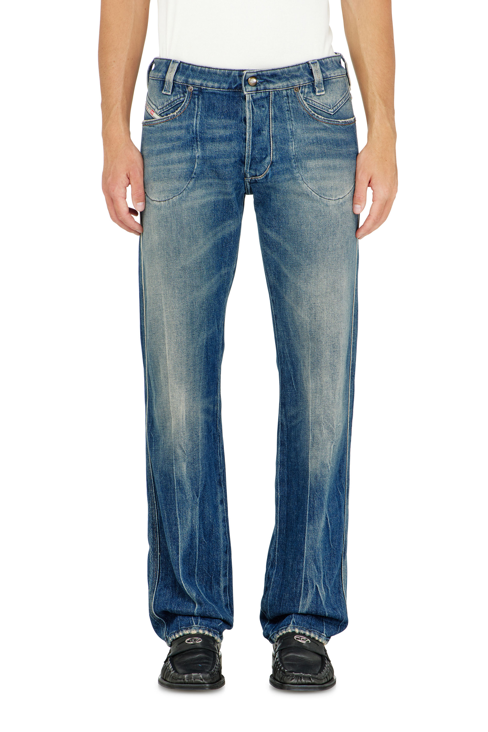 Diesel - Herren Regular Jeans 1985 Larkee 09Q27, Mittelblau - 4