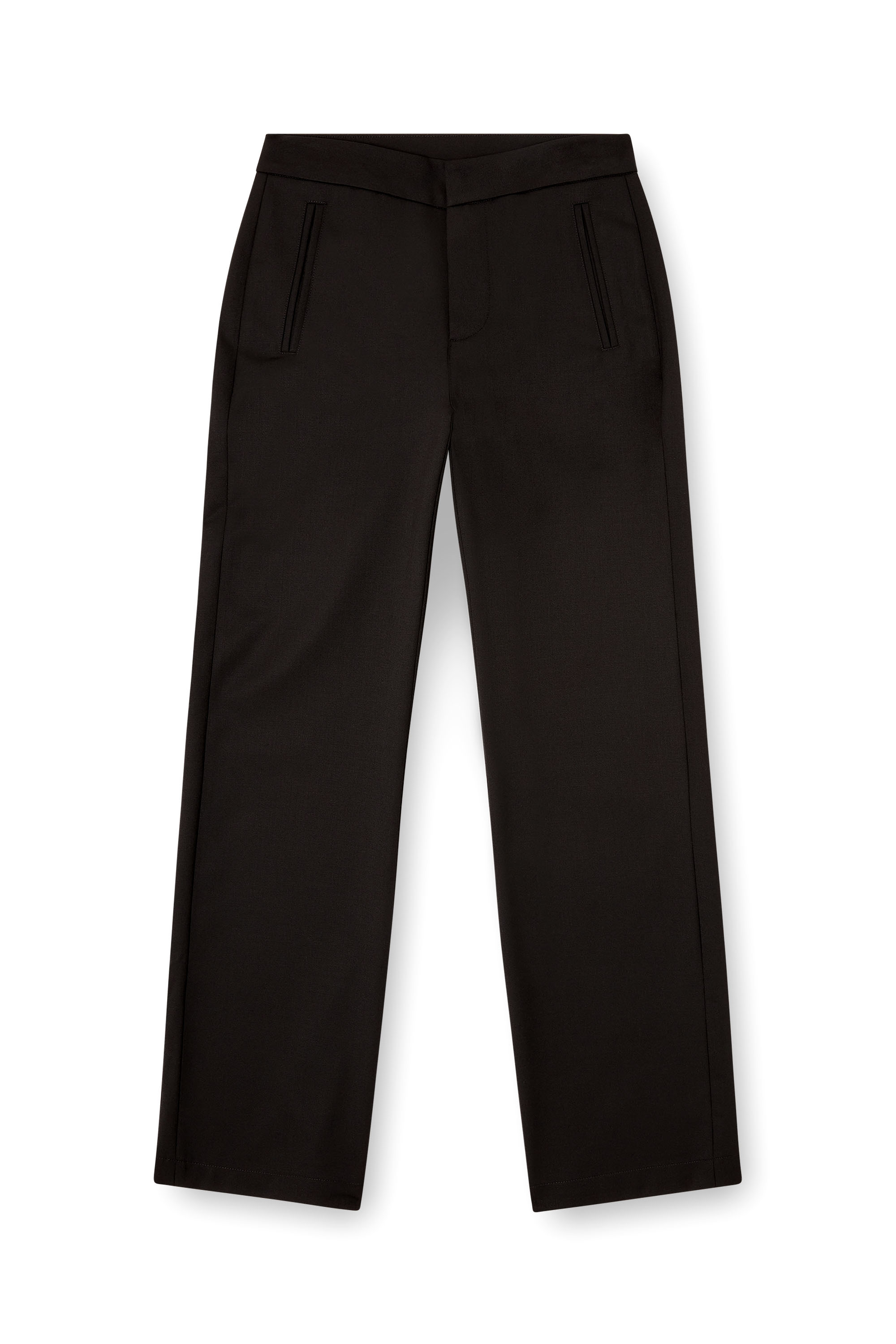 Diesel - P-ROMISE-S3, Woman's Pants in cool wool in Black - 2