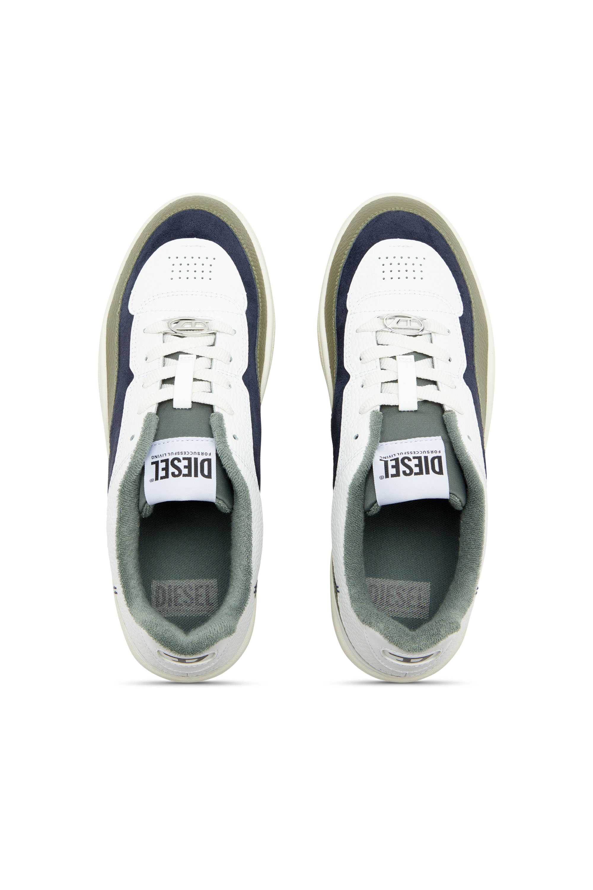 S-OVAL SKATE LOW, Weiss/Grün S-OVAL SKATE LOW, Weiss/Grün