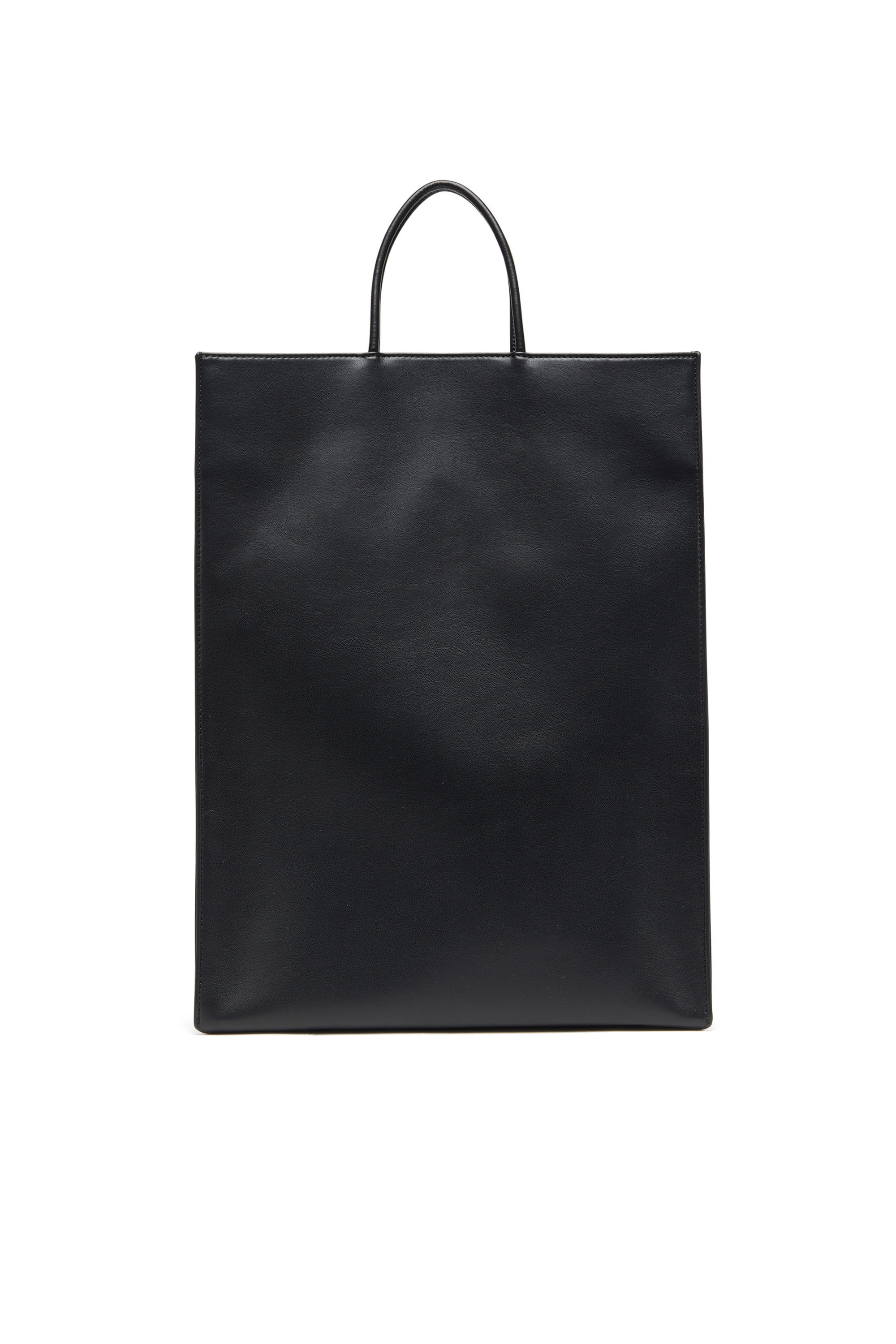 Diesel - DSL 3D SHOPPER L X, Herren Dsl 3D L-Große Tote-Tasche aus PU mit Logo-Prägung in Schwarz - 2