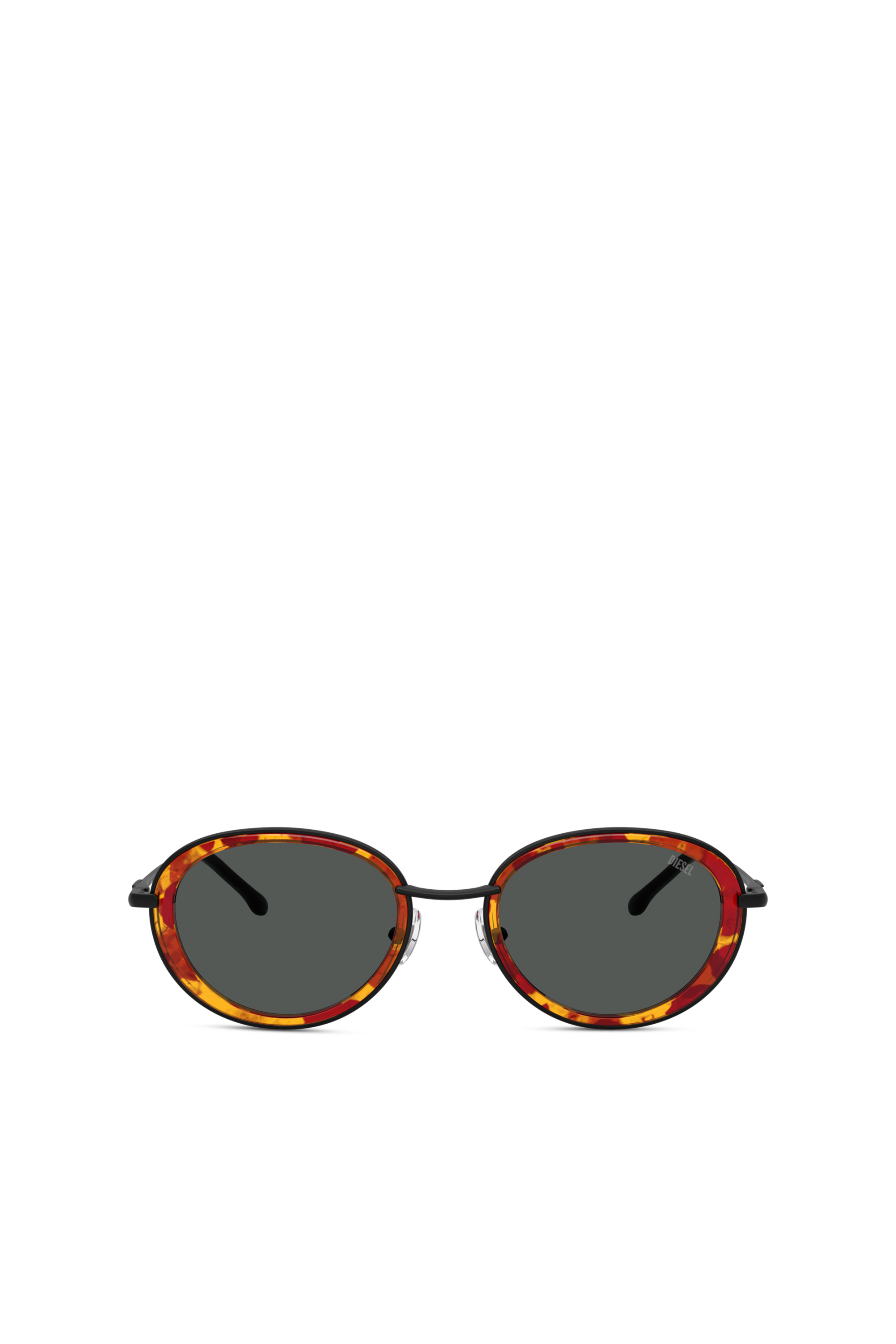 Diesel - 0DL1018, Unisex Ovale Sonnenbrillen in Schwarz - 1