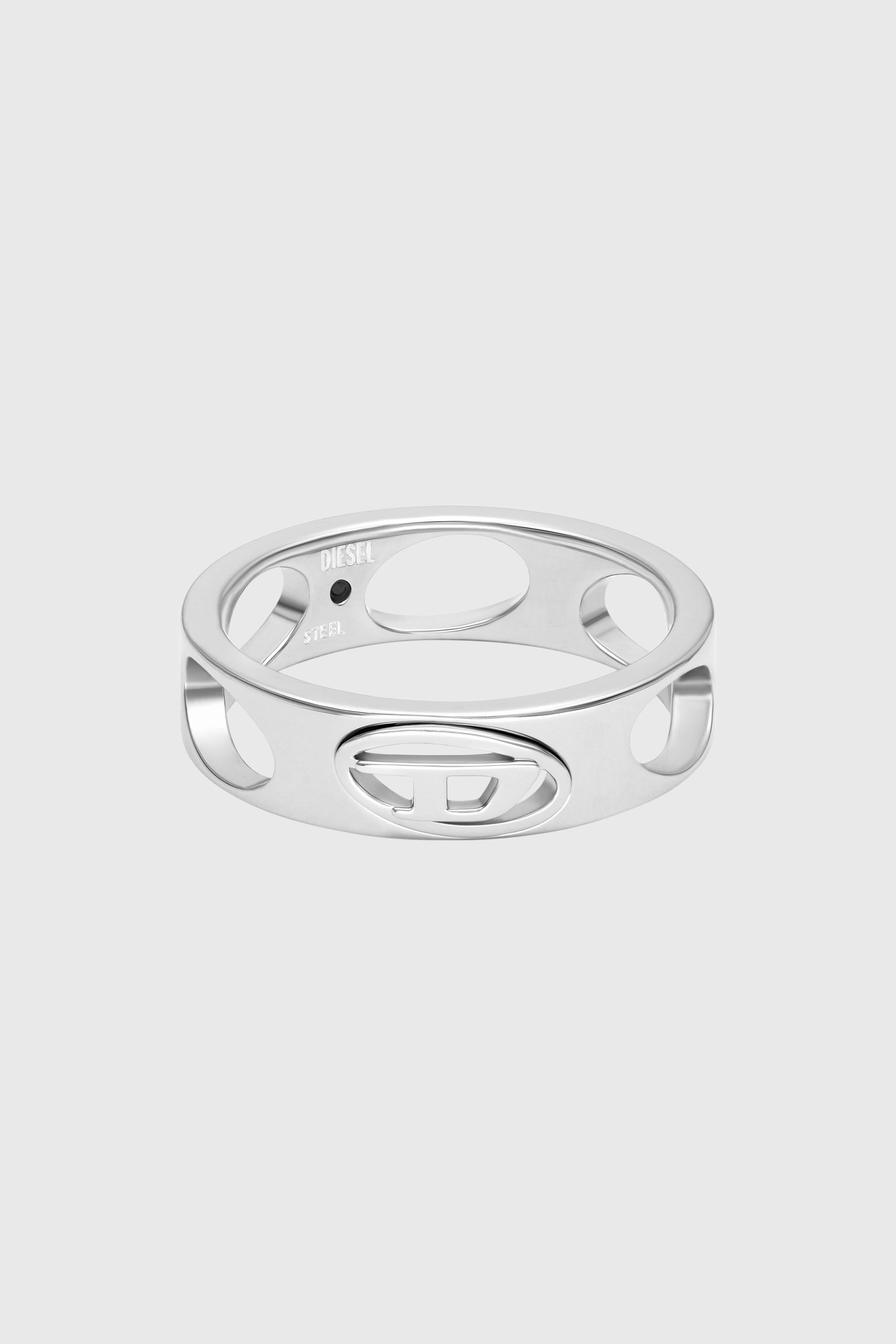 Diesel - DX166540 JEWELLERY, Unisex Edelstahl-Bandringe in Silber - 2