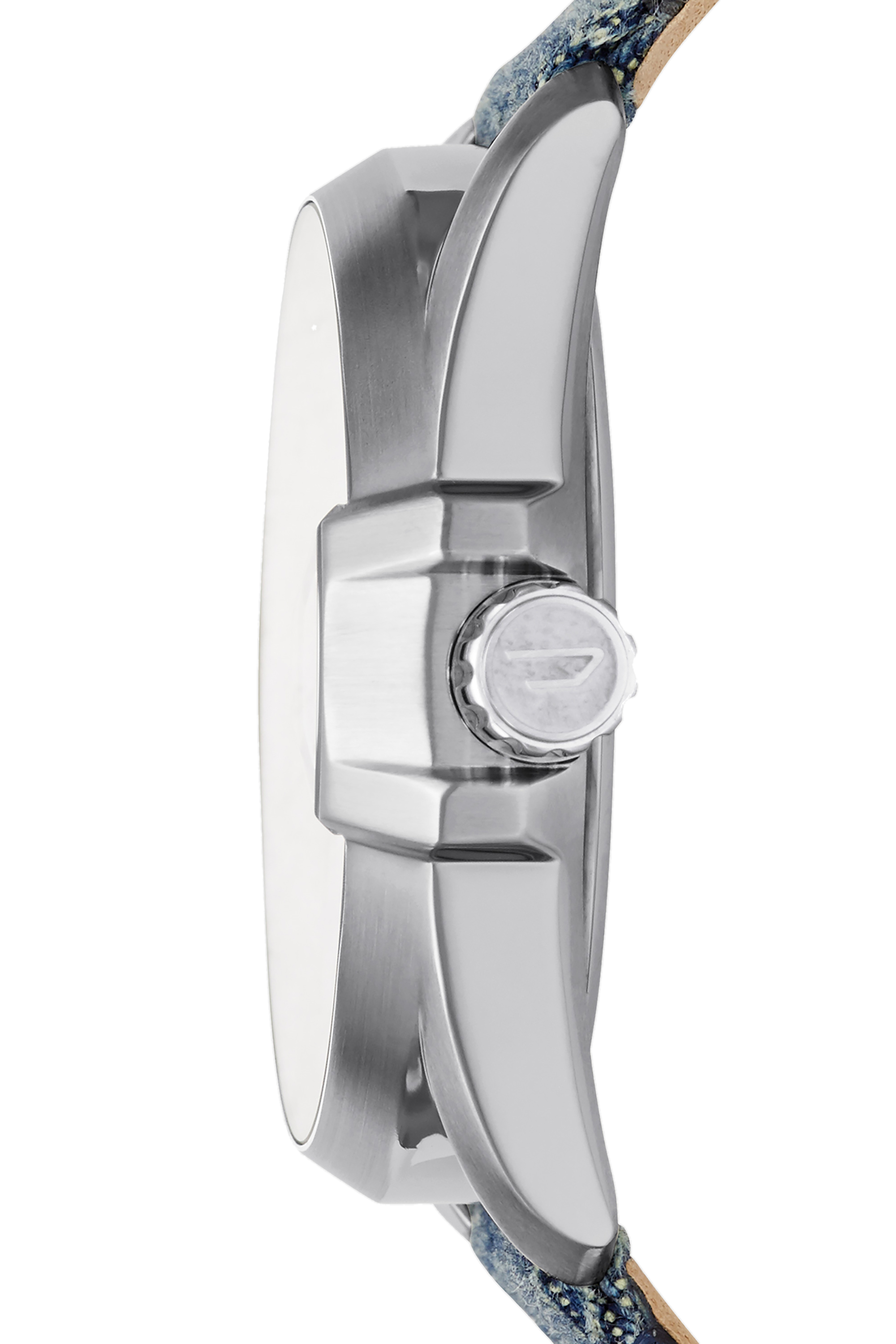 Diesel - DZ1891, Herren MS9 Armbanduhr mit drei Zeigern und blauem Denim-Armband in Jeansblau - 2