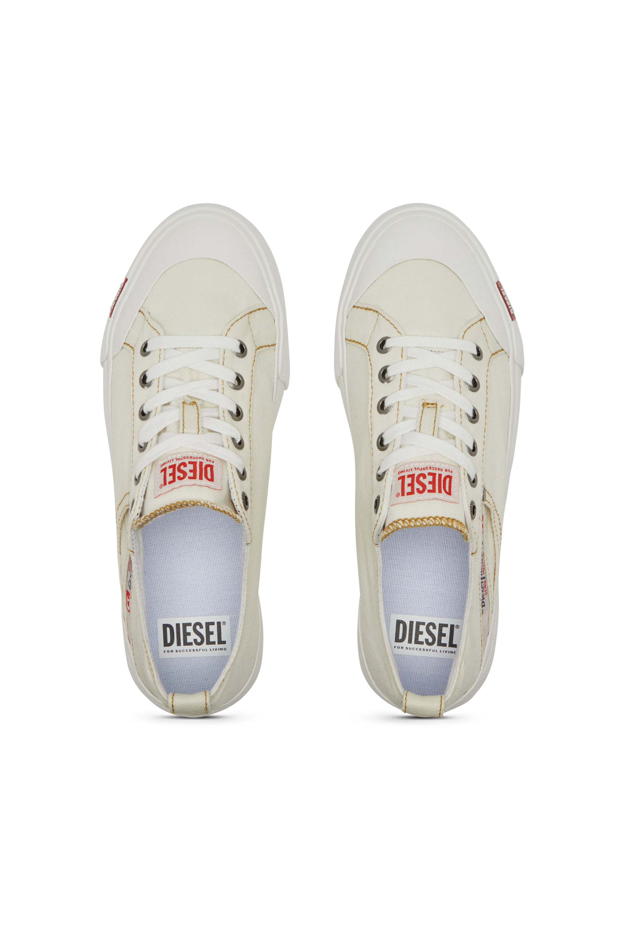 Diesel - S-ATHOS NMD LOW W, Damen S-Athos-Sneakers aus Denim mit Taschendetail in Weiß - 6