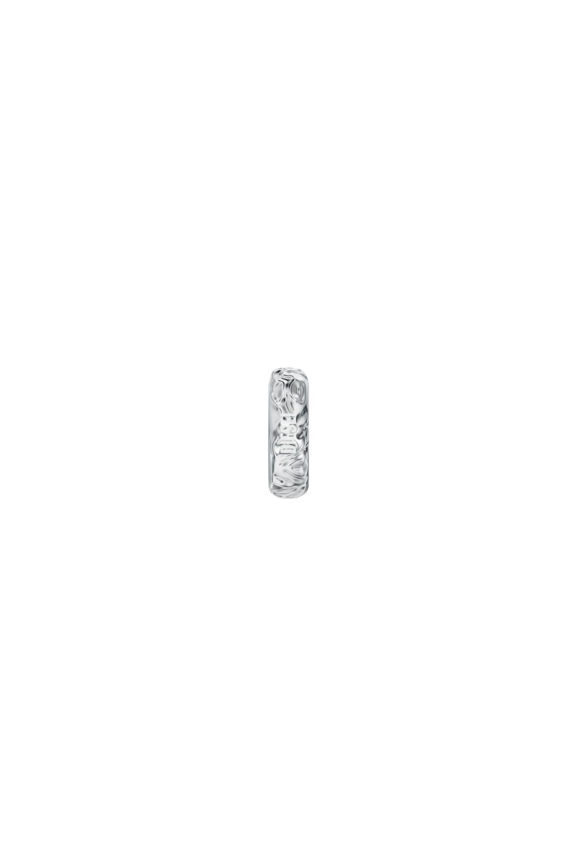 Diesel - DX1730040, Unisex Creole aus Edelstahl in Silber - 2