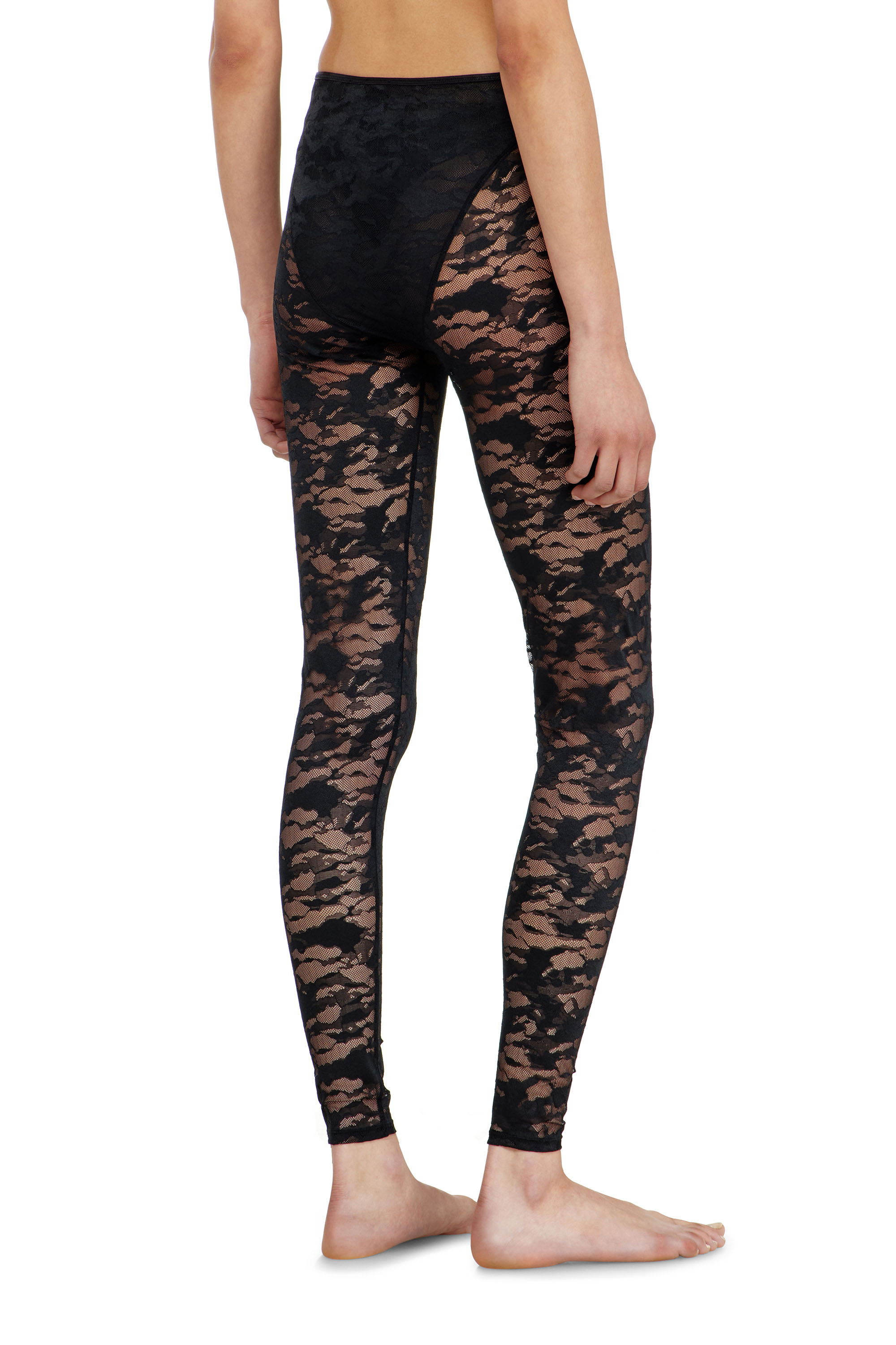 Diesel - HAYLEY-UTLT, Damen Leggings aus Nylon mit camouflage-Spitze in null - 4