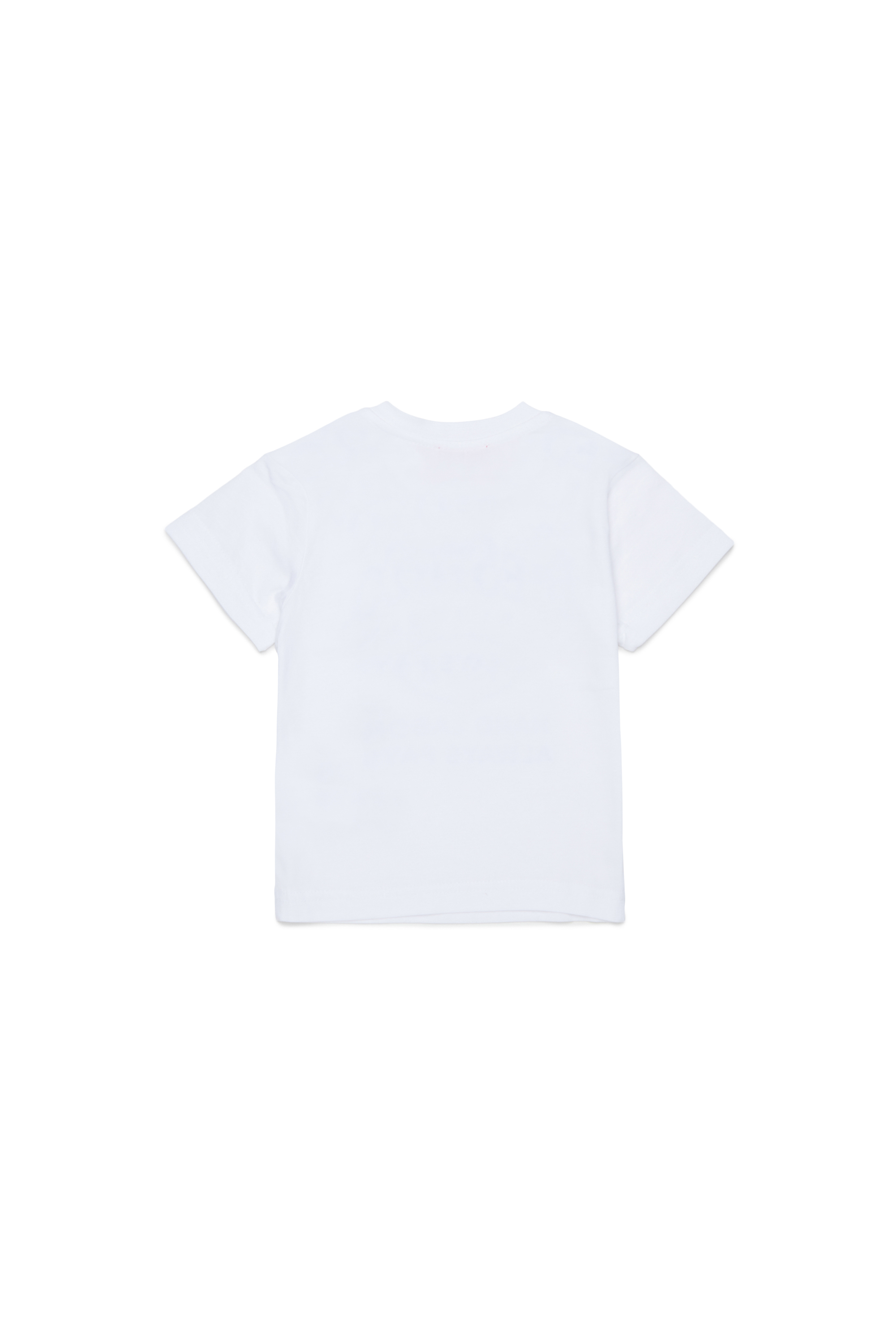 Diesel - TSINB, Herren T-Shirt aus Baumwolle mit Slogan-Print in Wei&szlig; - 2