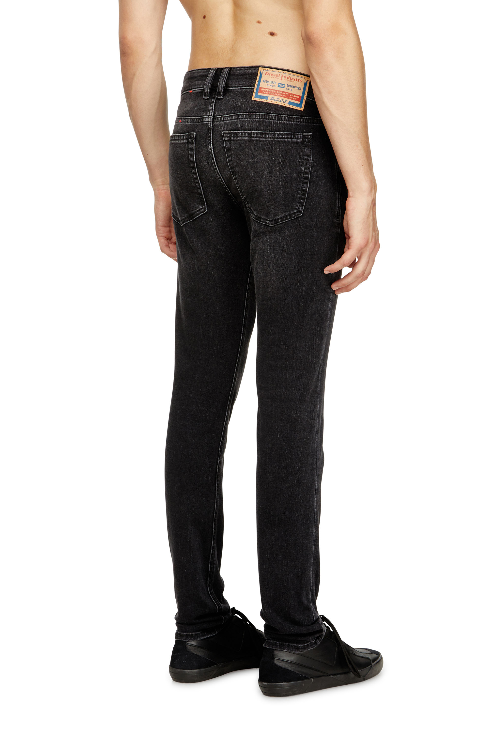 Diesel - Herren Skinny Jeans 1979 Sleenker 0DBDN, Schwarz/Dunkelgrau - 3