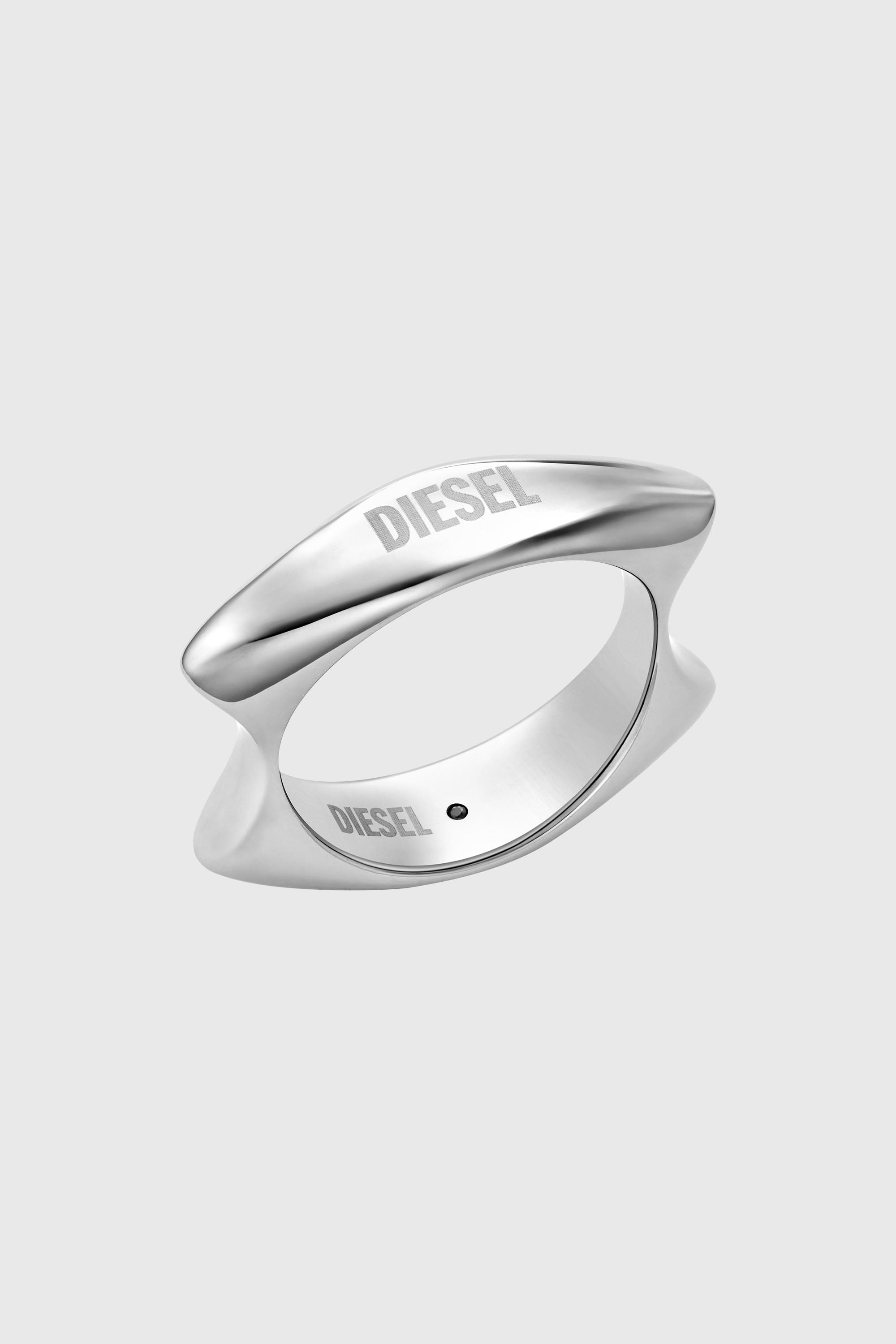 Diesel - DX1584040 JEWEL, Unisex Edelstahlband Ring in Silber - 1