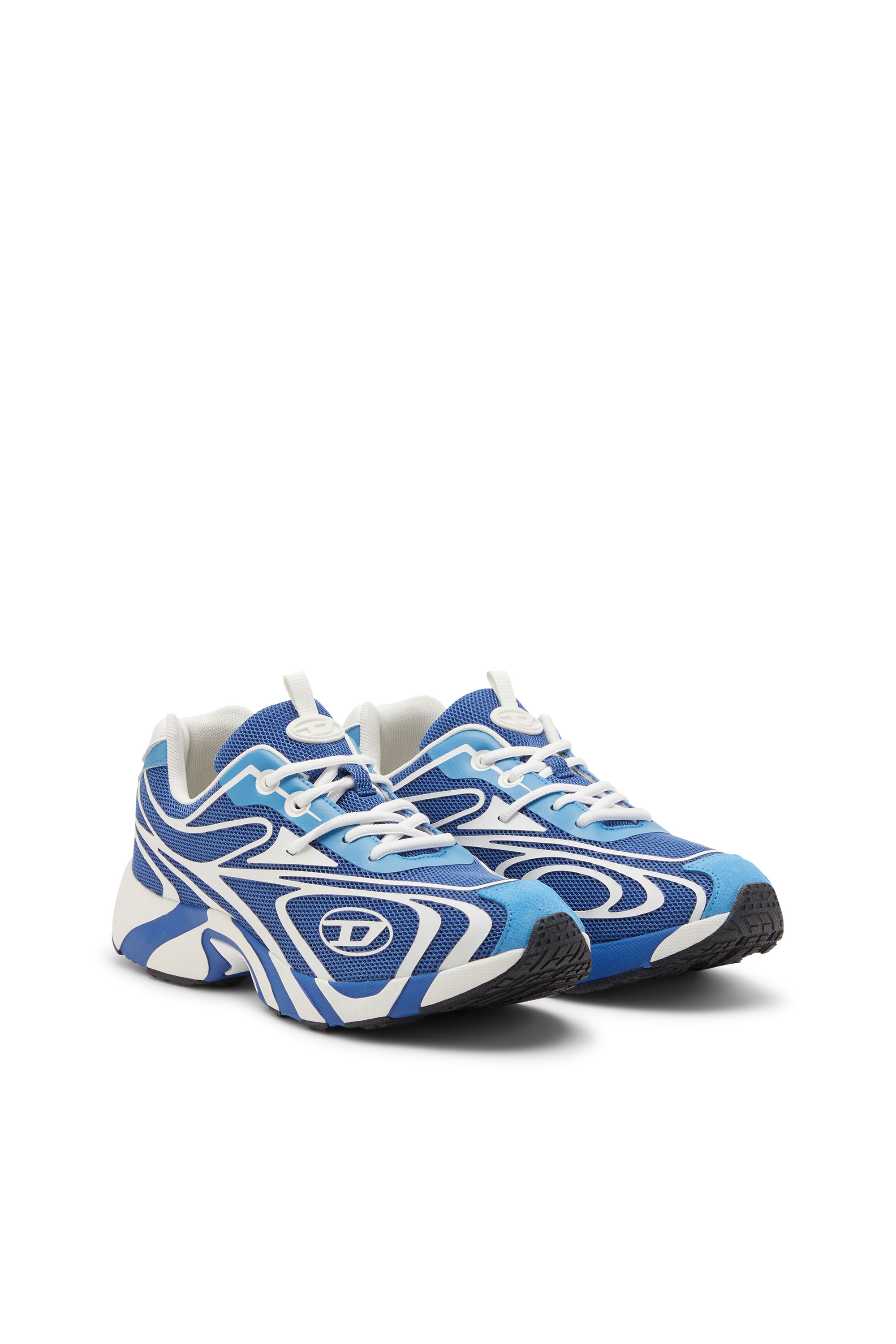 Diesel - S-D-VIT'S 500 LOW, Herren S-D-Vit - Schnürsneaker in Blau/Weiss - 2